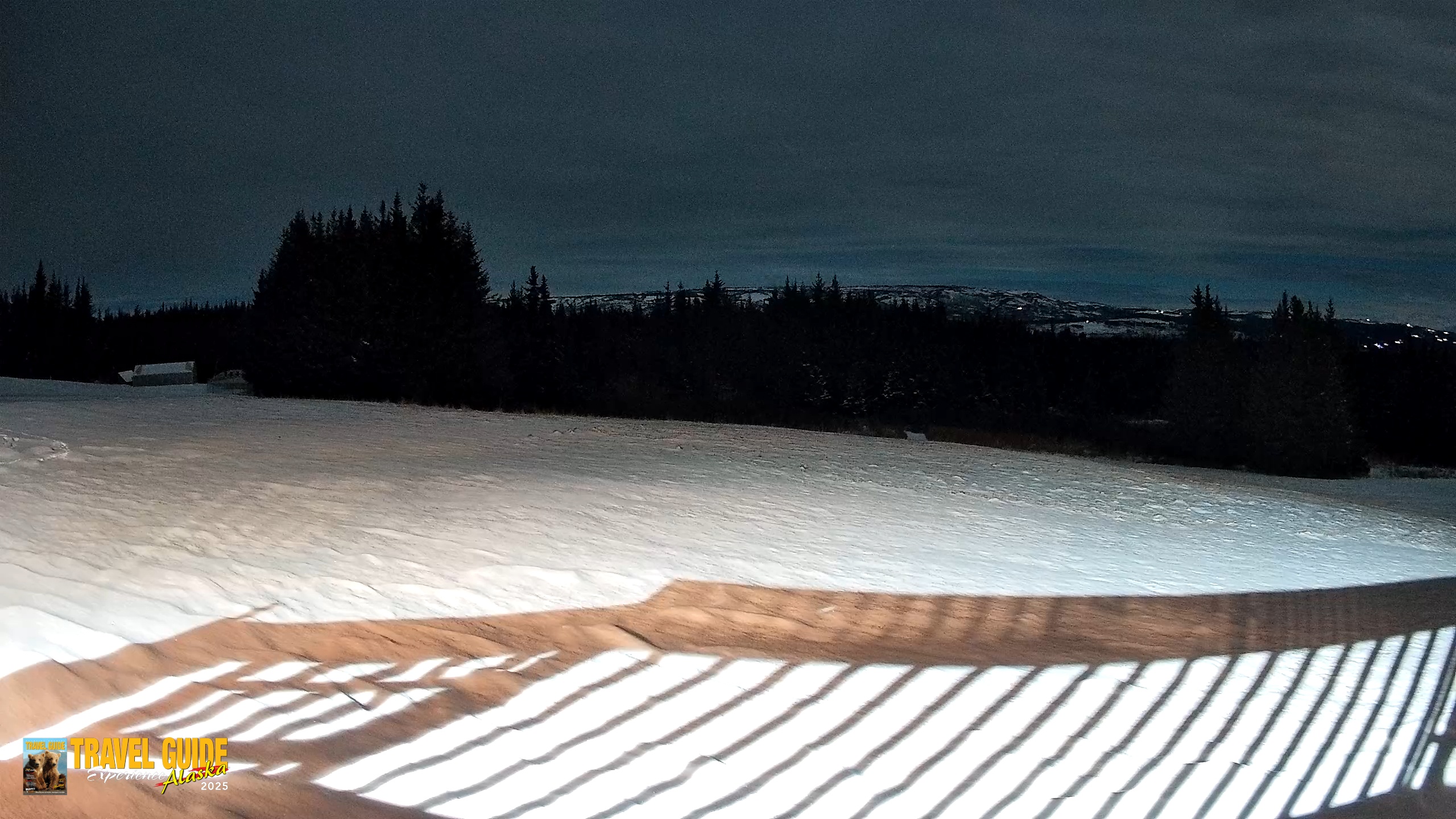 Snapshot of Homer Alaska Northern Lights Live Cam taken Dec 30, 2025, 7:27pm AKST