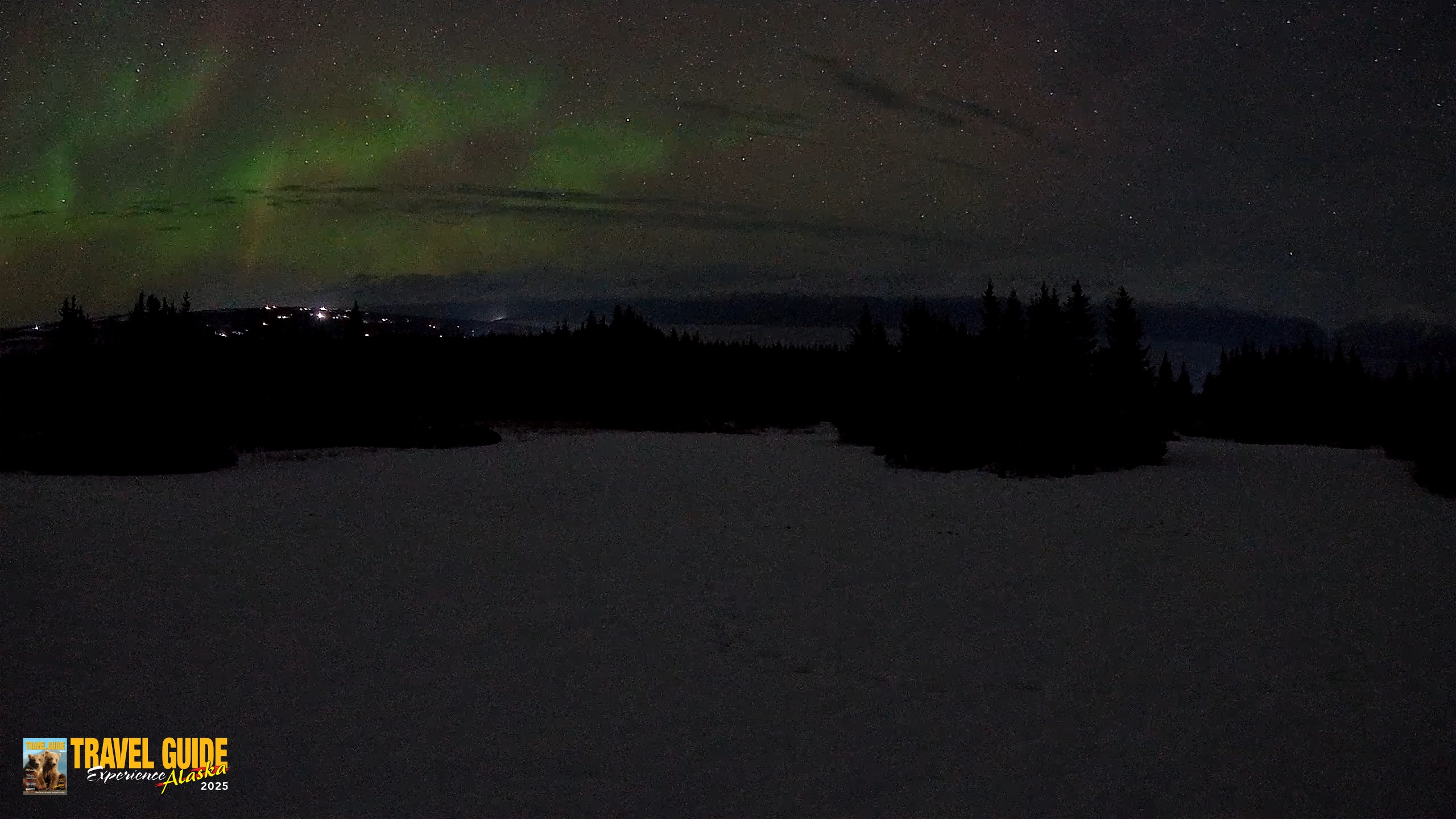 Snapshot of Homer Alaska Northern Lights Live Cam taken Feb 16, 2026, 2:16am AKST