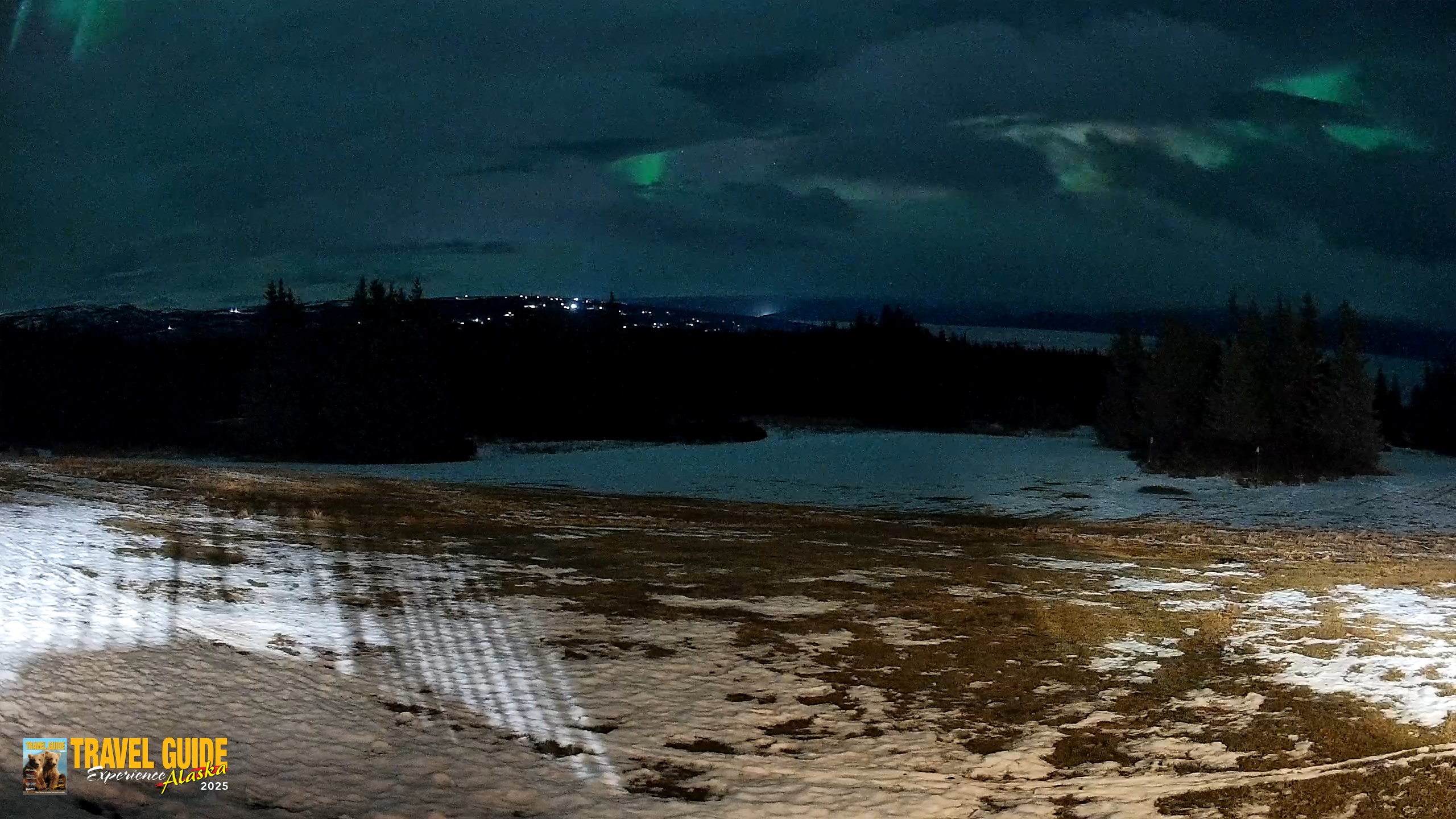 Snapshot of Homer Alaska Northern Lights Live Cam taken Feb 4, 2026, 8:34pm AKST
