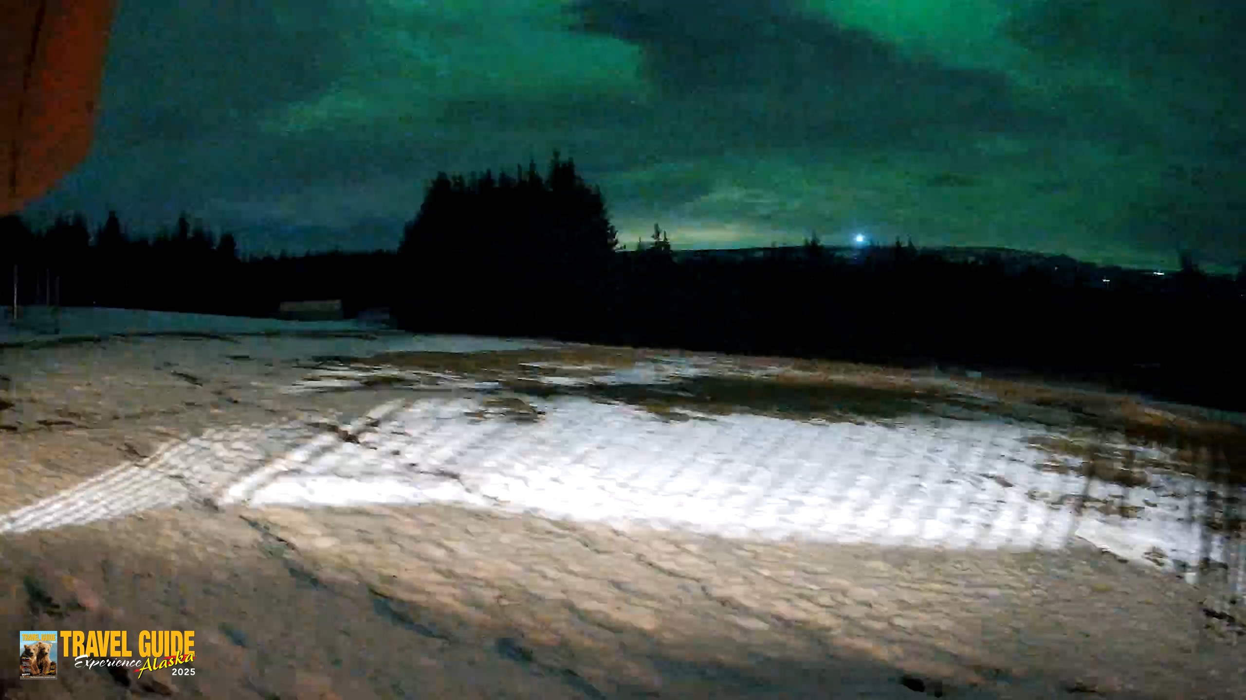 Snapshot of Homer Alaska Northern Lights Live Cam taken Feb 4, 2026, 9:07pm AKST