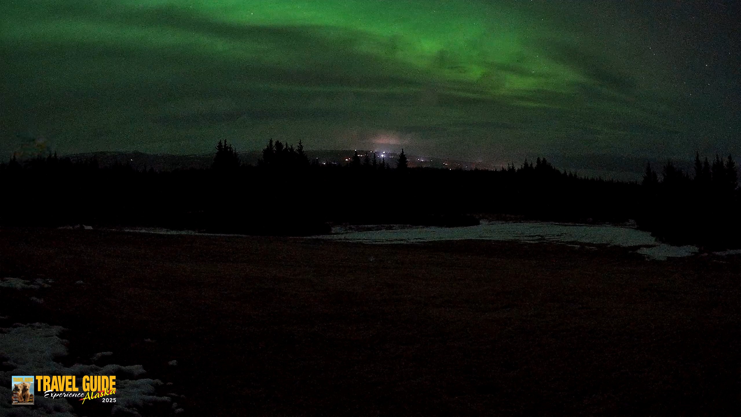 Snapshot of Homer Alaska Northern Lights Live Cam taken Apr 20, 2026, 12:59am AKDT
