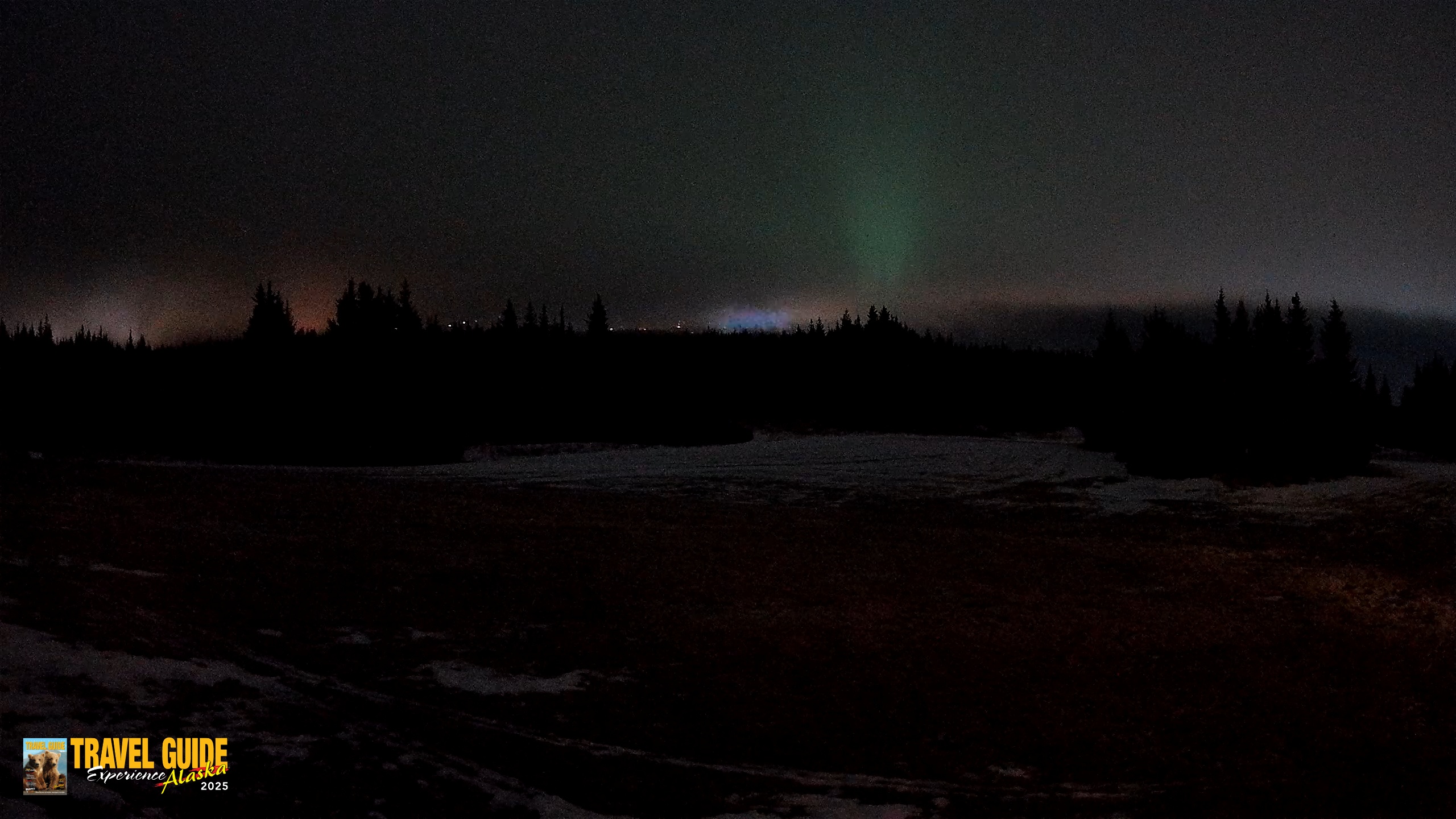 Snapshot of Homer Alaska Northern Lights Live Cam taken Feb 8, 2026, 10:04pm AKST