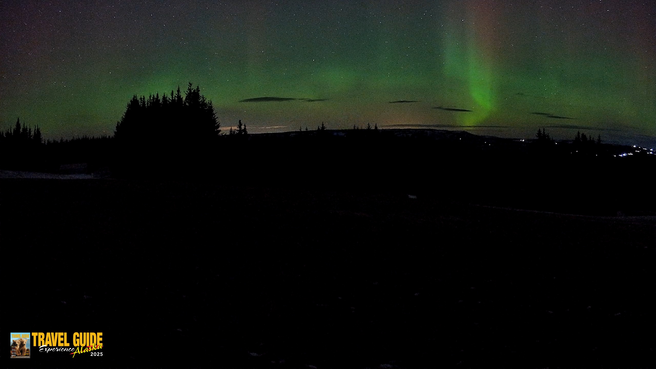 Snapshot of Homer Alaska Northern Lights Live Cam taken Dec 23, 2025, 1:06am AKST