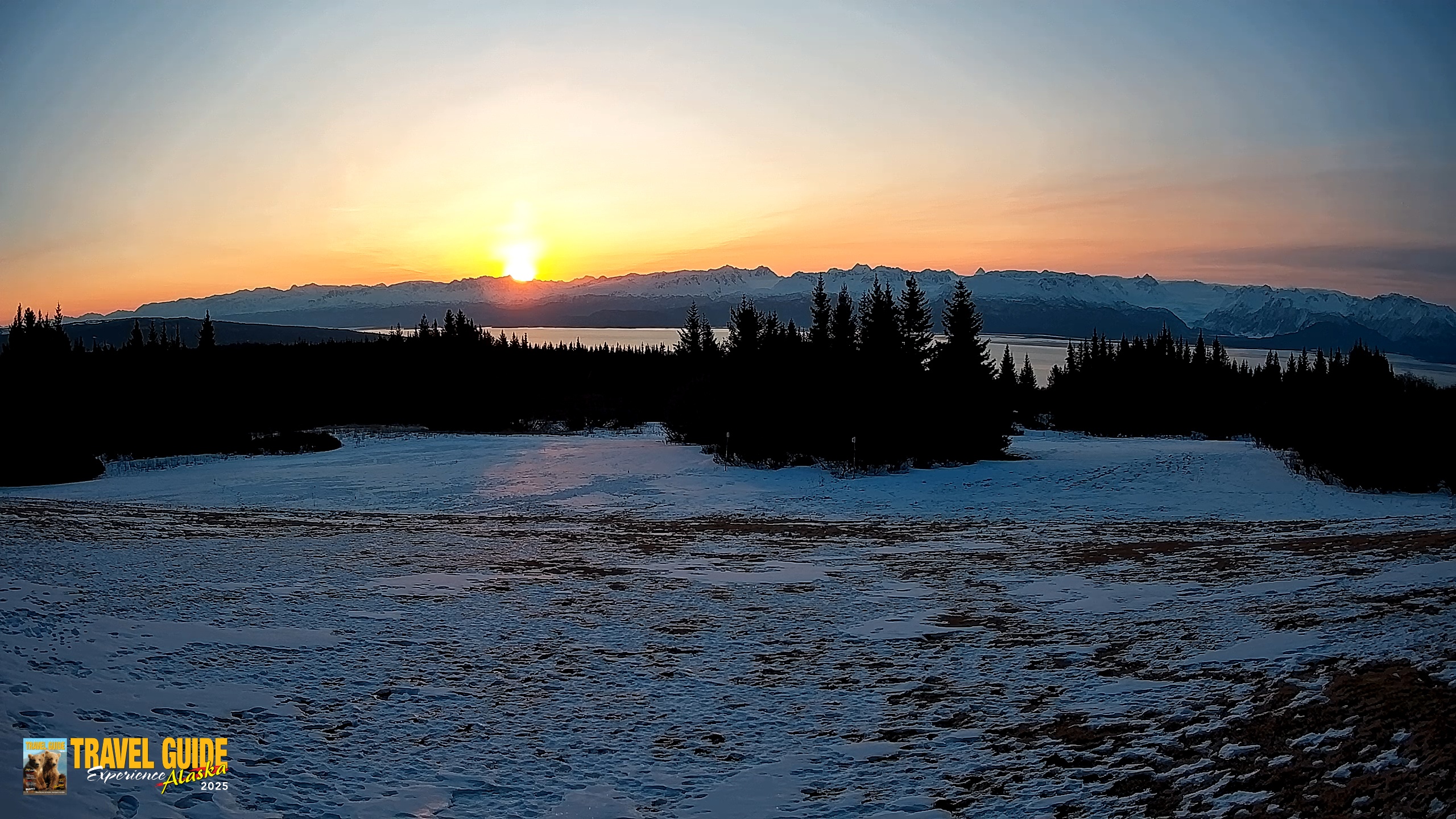 Snapshot of Homer Alaska Northern Lights Live Cam taken Apr 2, 2026, 7:52am AKDT