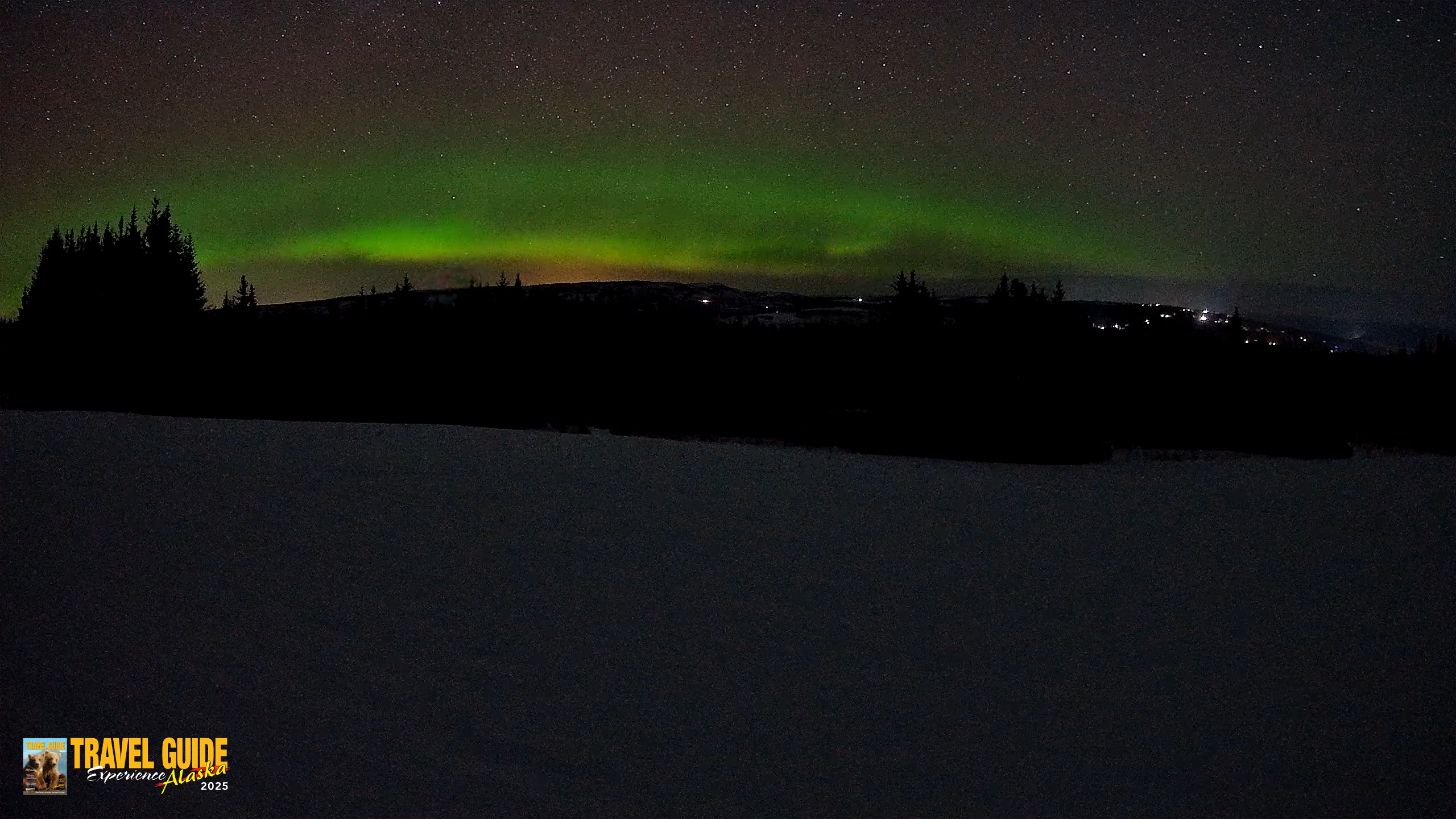 Snapshot of Homer Alaska Northern Lights Live Cam taken Feb 20, 2026, 1:32am AKST