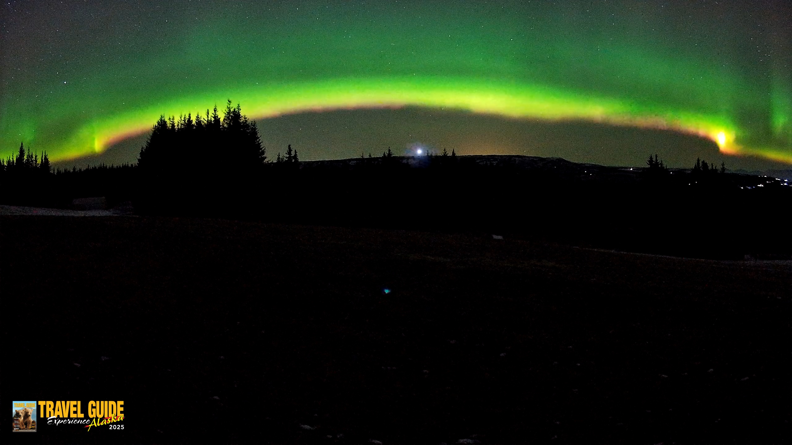 Snapshot of Homer Alaska Northern Lights Live Cam taken Dec 22, 2025, 4:03am AKST