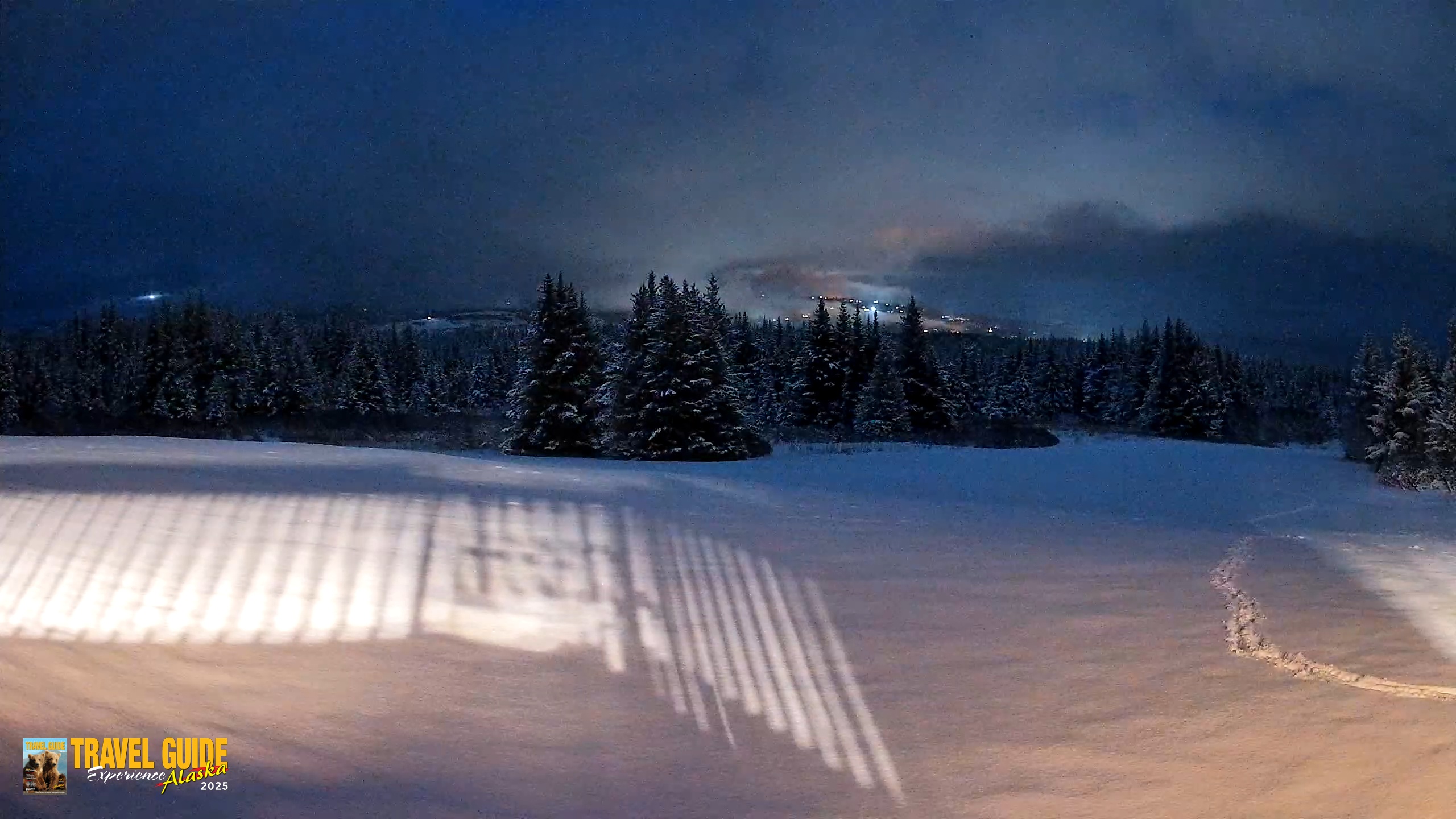 Snapshot of Homer Alaska Northern Lights Live Cam taken Feb 12, 2026, 7:35pm AKST