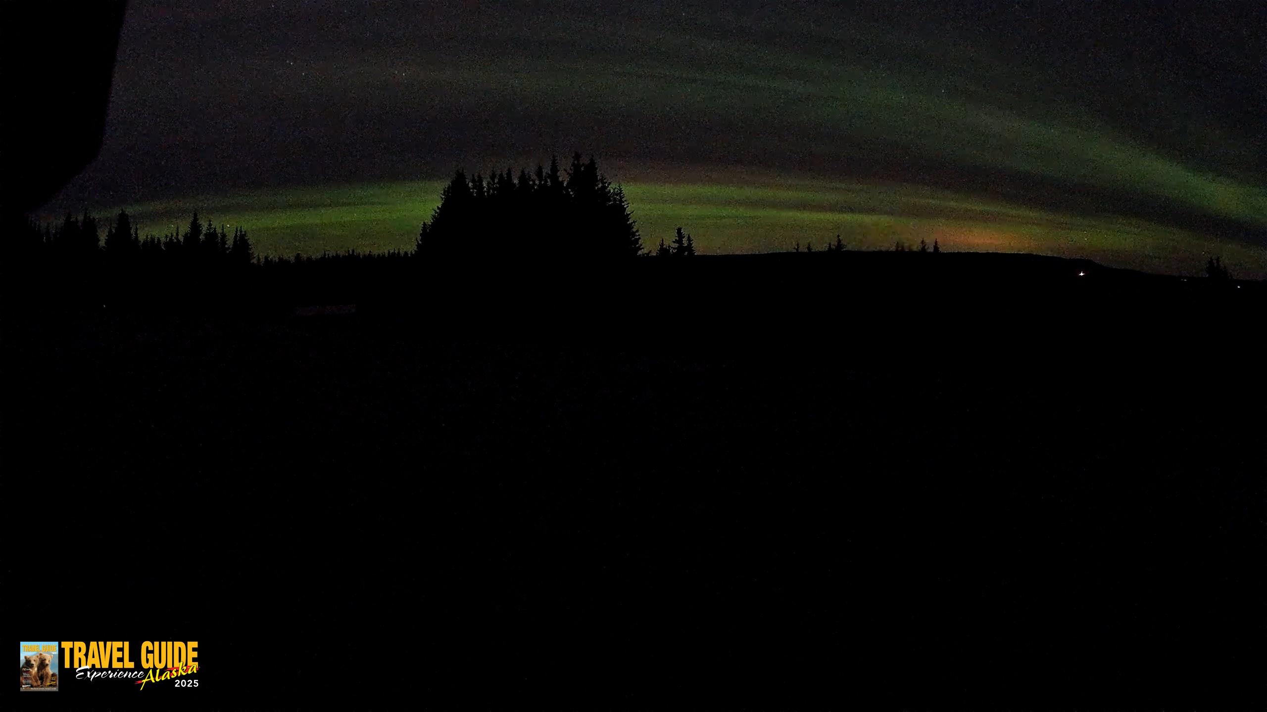 Snapshot of Homer Alaska Northern Lights Live Cam taken Oct 14, 2026, 7:48am AKDT
