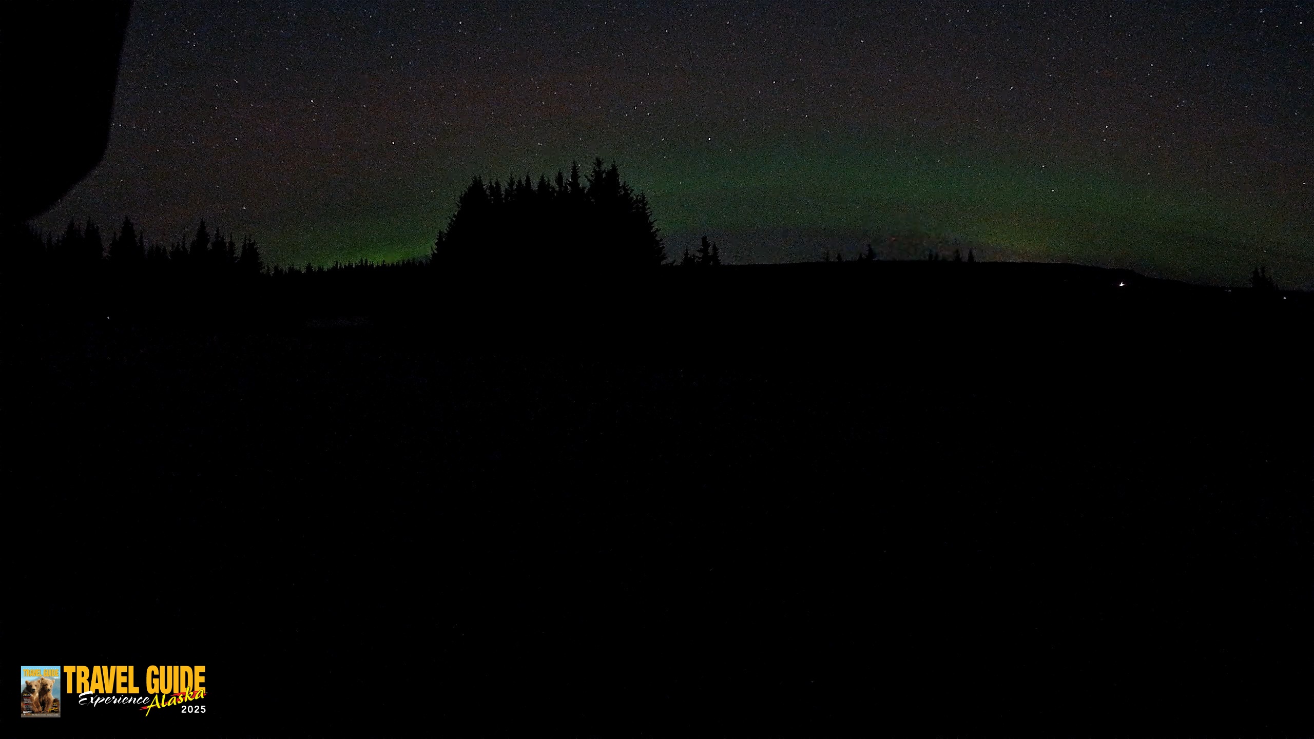 Snapshot of Homer Alaska Northern Lights Live Cam taken Oct 14, 2026, 2:15am AKDT