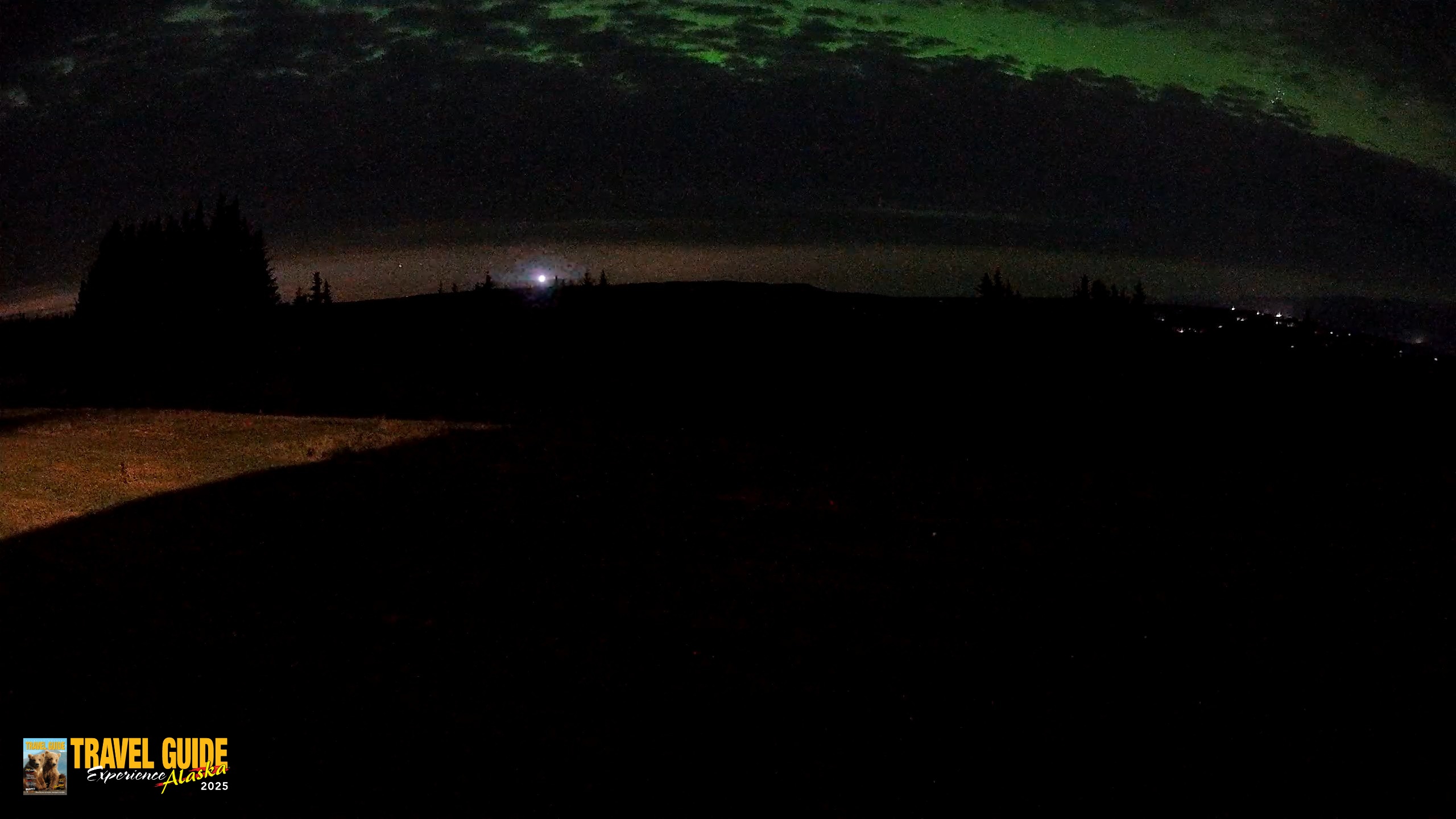 Snapshot of Homer Alaska Northern Lights Live Cam taken Aug 19, 2026, 12:53am AKDT