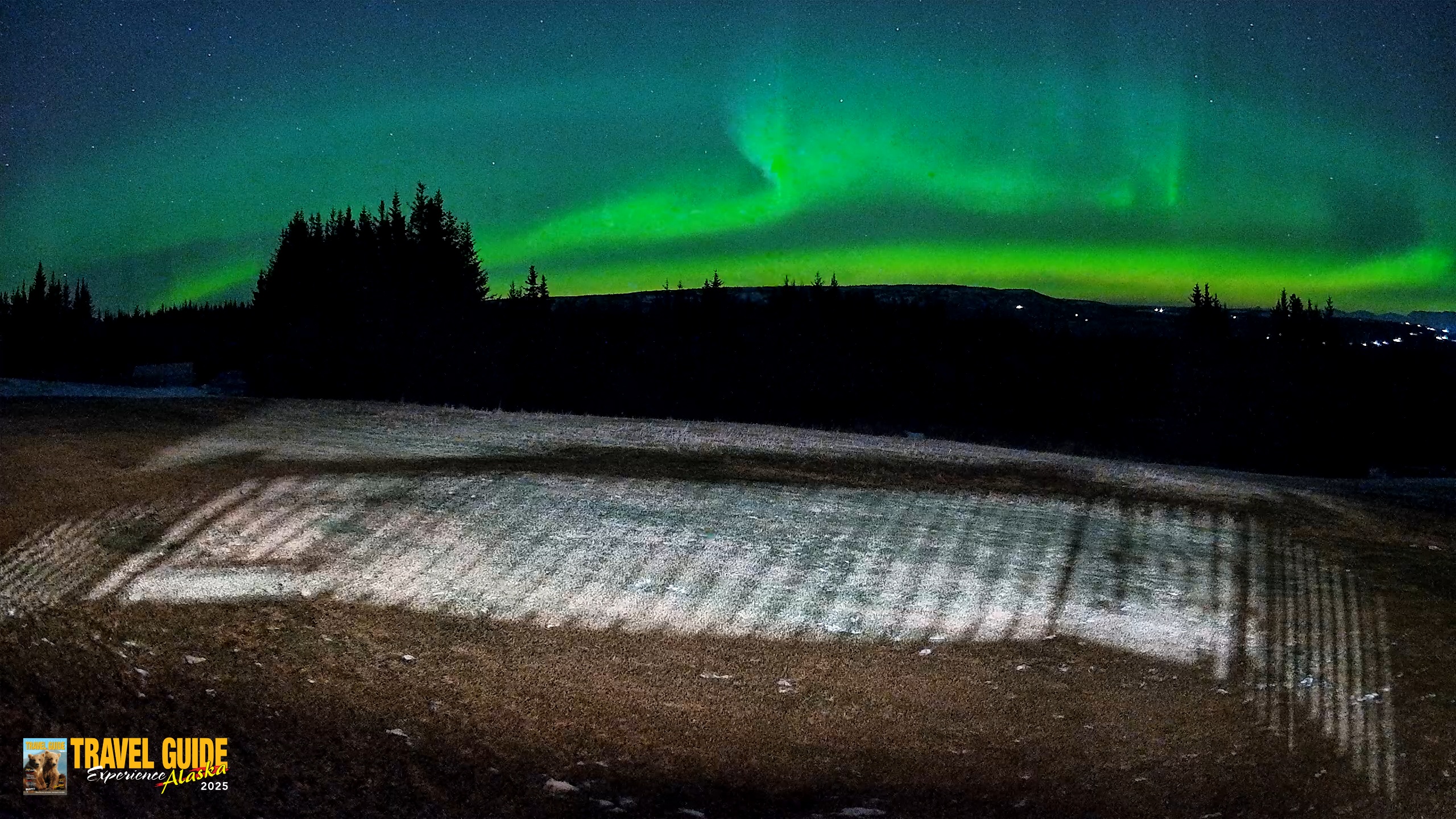 Snapshot of Homer Alaska Northern Lights Live Cam taken Dec 17, 2025, 10:27pm AKST