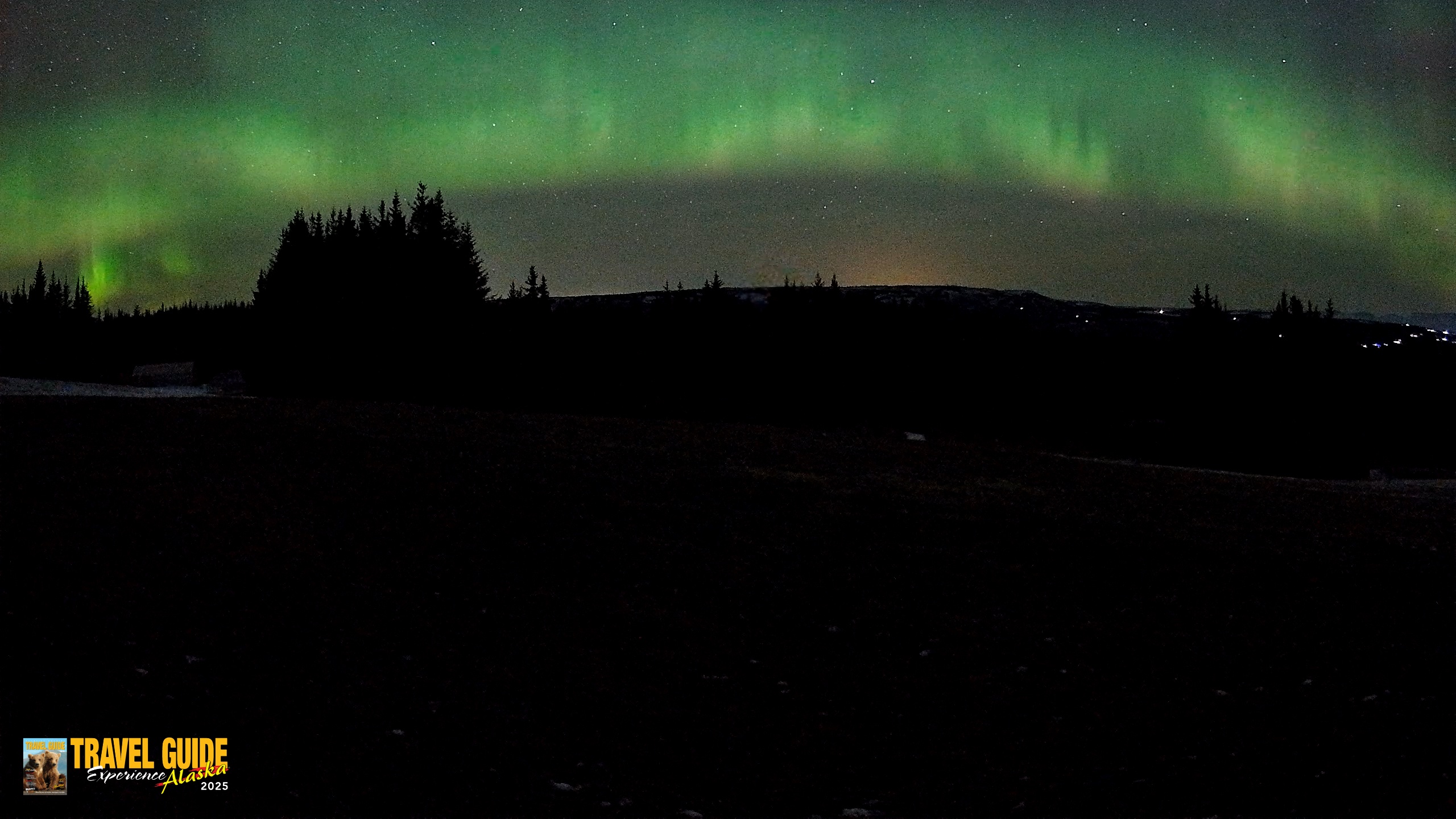 Snapshot of Homer Alaska Northern Lights Live Cam taken Dec 23, 2025, 3:51am AKST