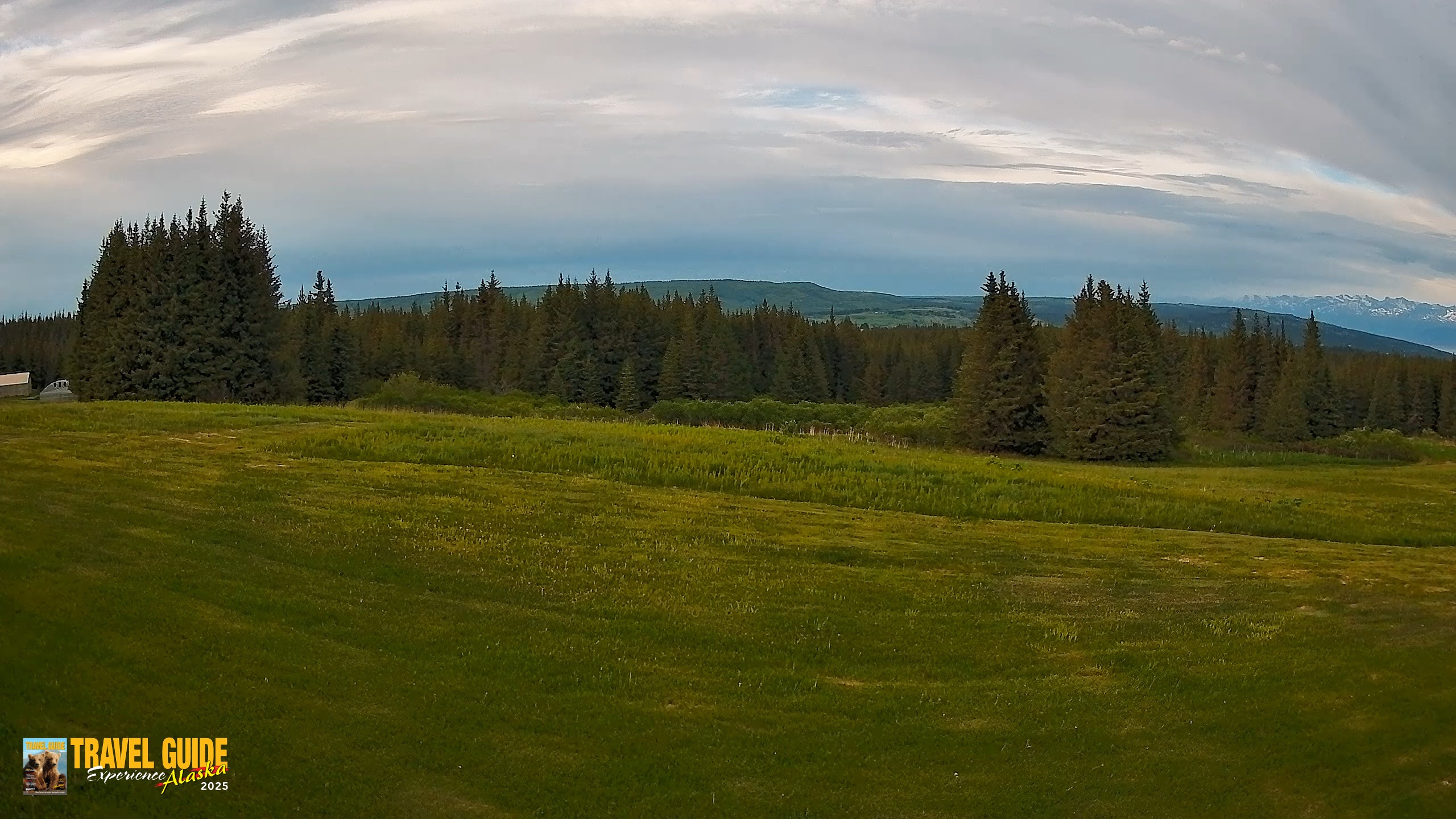 Snapshot of Homer Alaska Northern Lights Live Cam taken Jun 26, 2026, 8:59pm AKDT