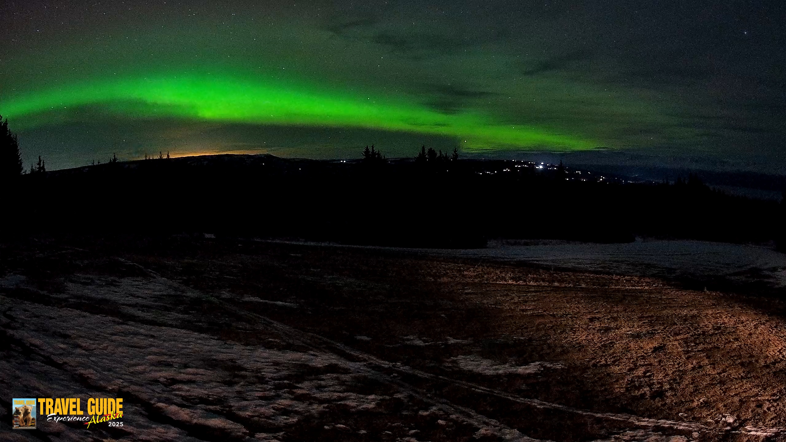 Snapshot of Homer Alaska Northern Lights Live Cam taken Feb 6, 2026, 10:09pm AKST