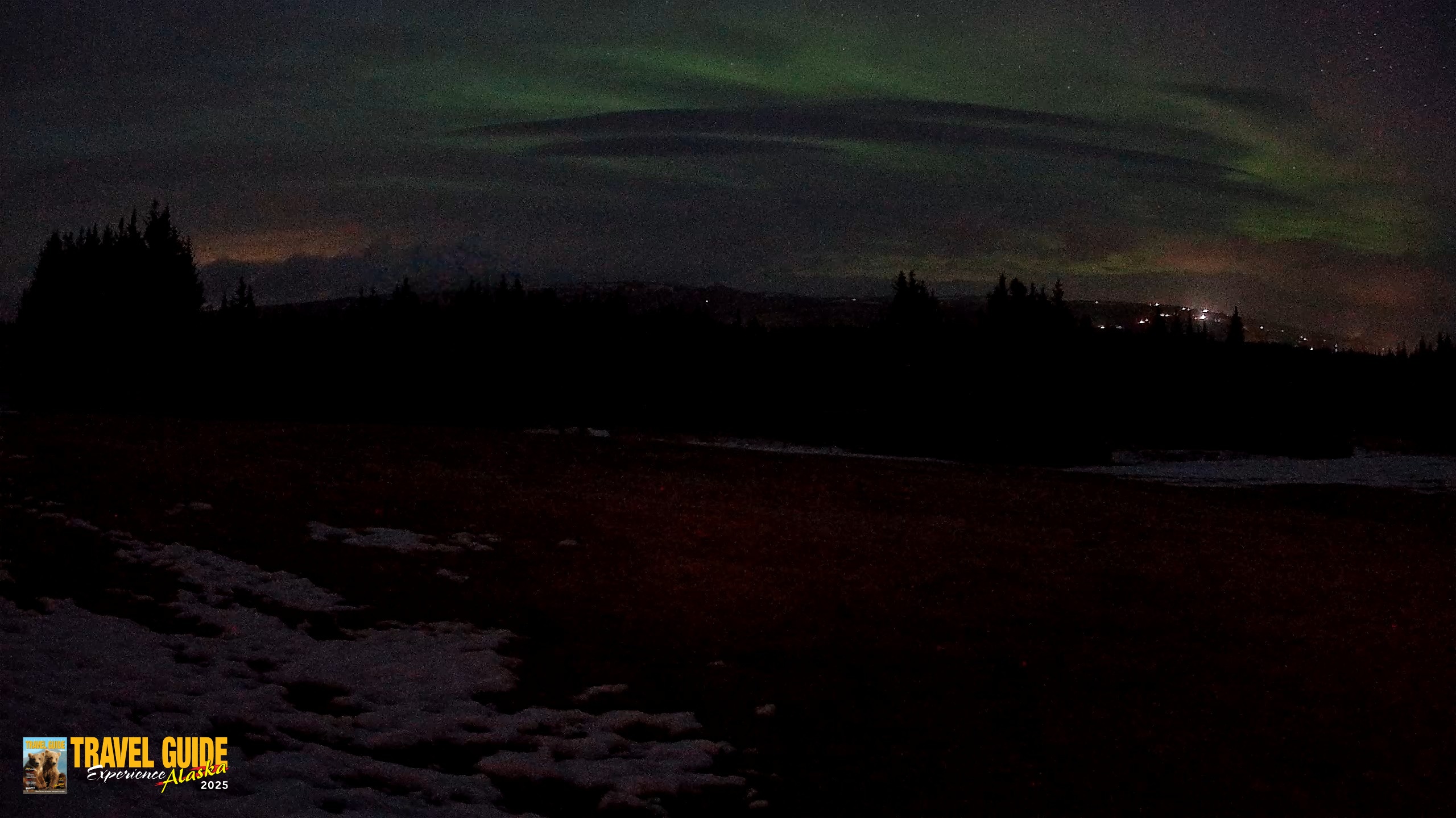 Snapshot of Homer Alaska Northern Lights Live Cam taken Apr 20, 2026, 12:02am AKDT