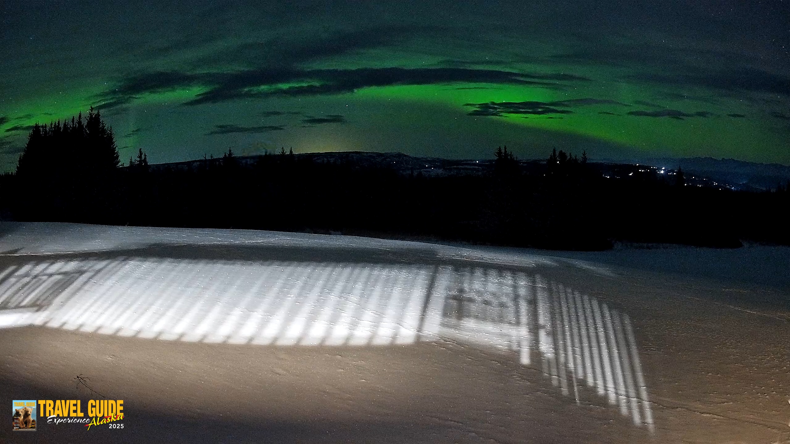 Snapshot of Homer Alaska Northern Lights Live Cam taken Jan 23, 2026, 11:55pm AKST