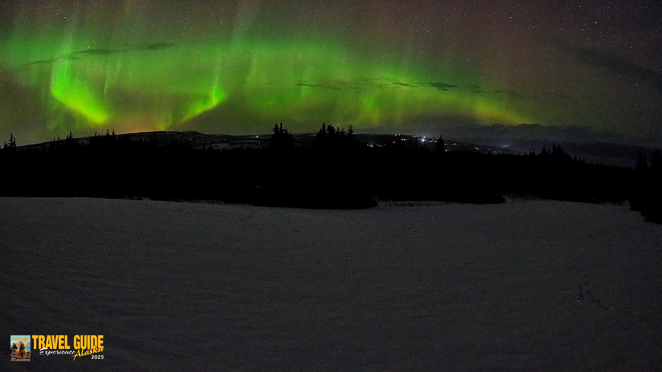 Snapshot of Homer Alaska Northern Lights Live Cam taken Feb 16, 2026, 1:51am AKST