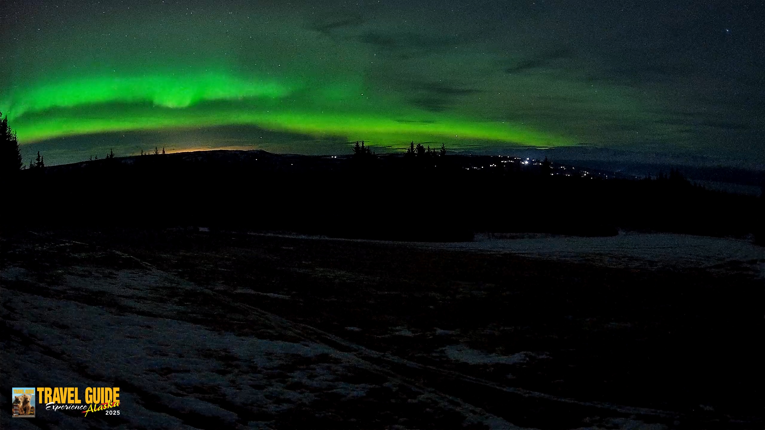 Snapshot of Homer Alaska Northern Lights Live Cam taken Feb 7, 2026, 12:35am AKST