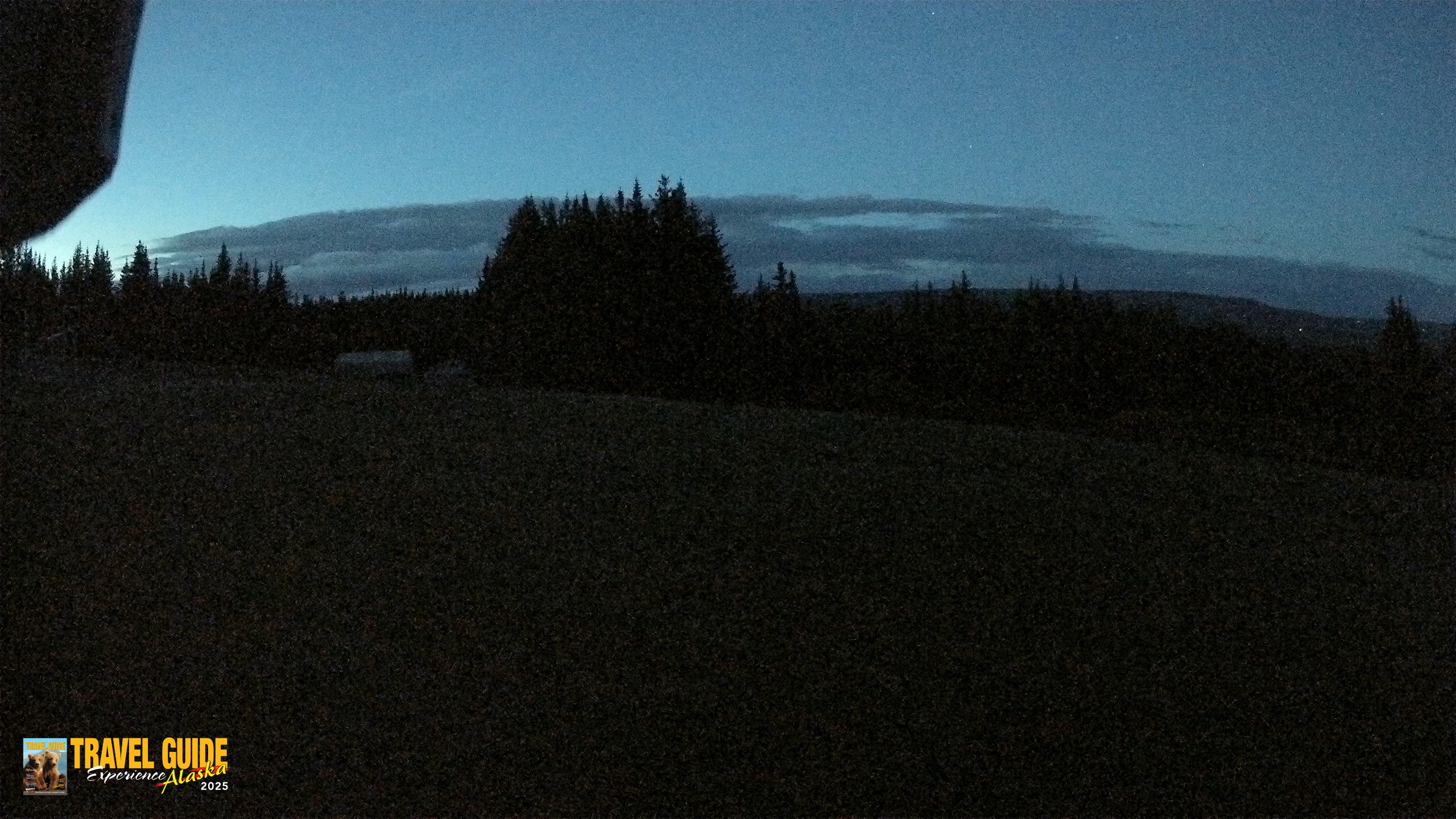 Snapshot of Homer Alaska Northern Lights Live Cam taken Oct 6, 2026, 8:36pm AKDT