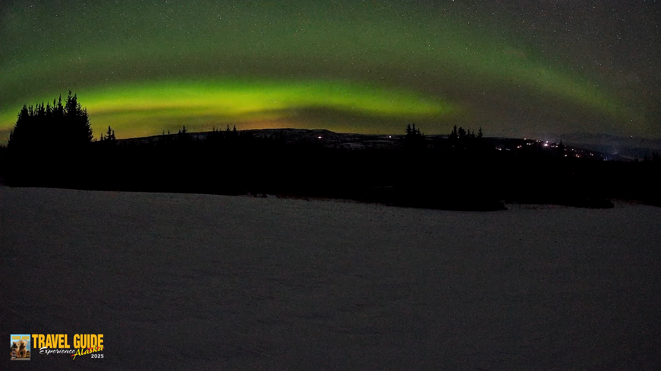 Snapshot of Homer Alaska Northern Lights Live Cam taken Mar 23, 2026, 3:02am AKDT