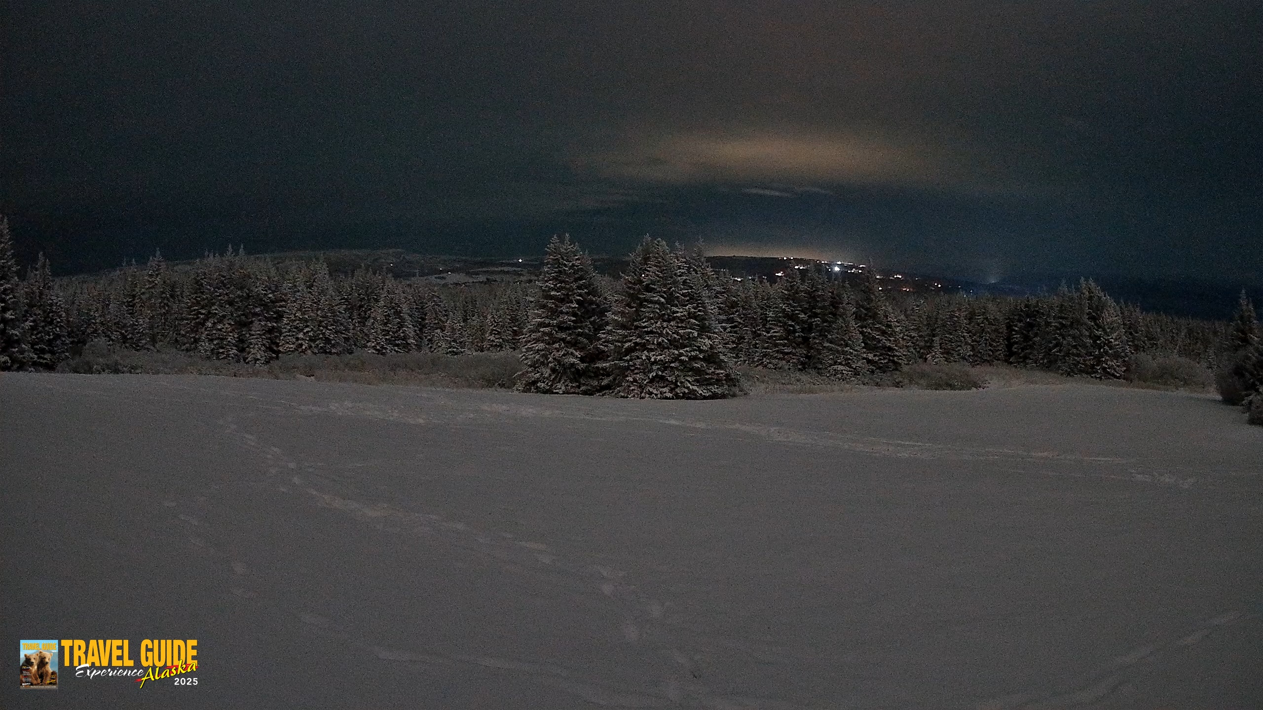 Snapshot of Homer Alaska Northern Lights Live Cam taken Jan 13, 2026, 1:28am AKST