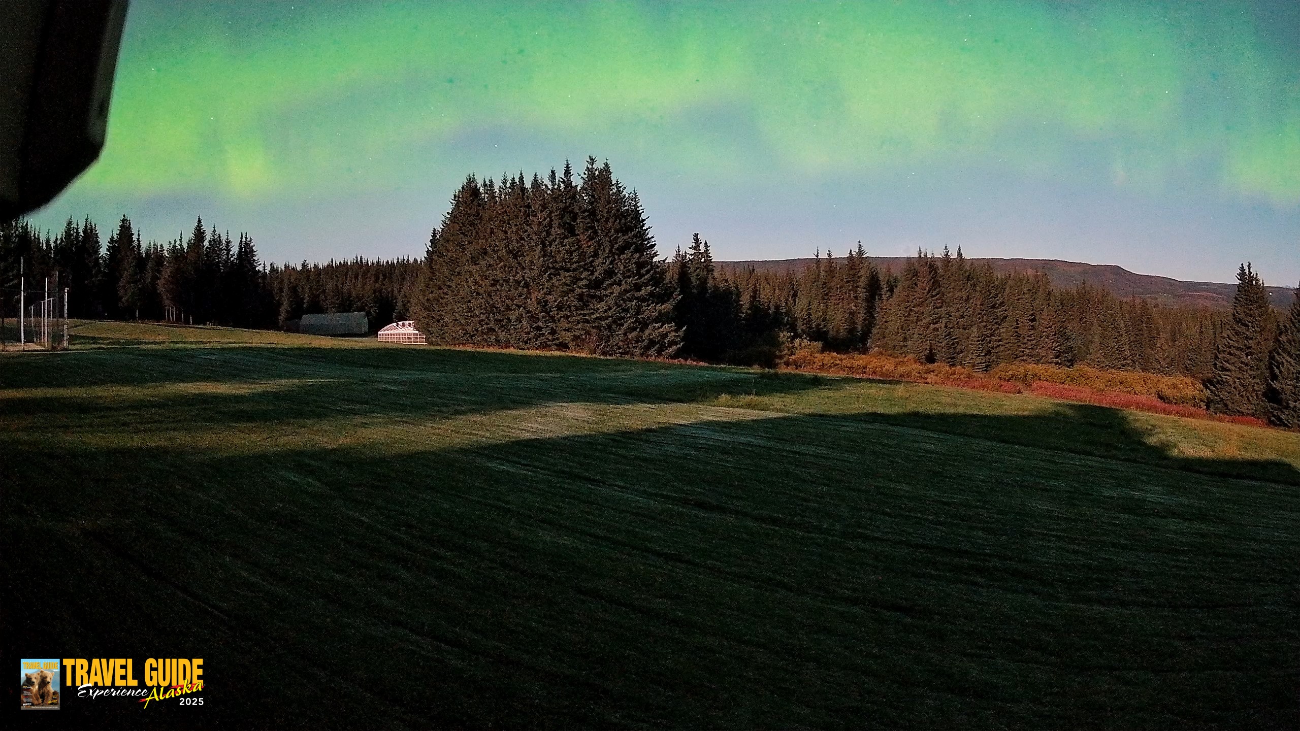Snapshot of Homer Alaska Northern Lights Live Cam taken Sep 24, 2026, 7:28am AKDT