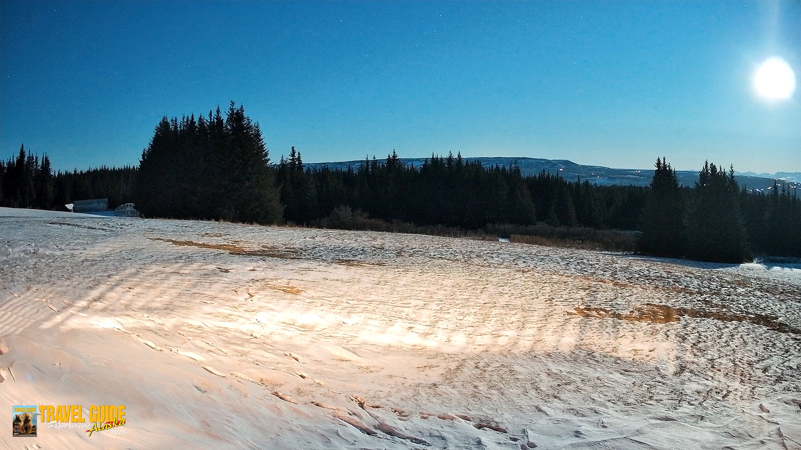 Snapshot of Homer Alaska Northern Lights Live Cam taken Jan 3, 2026, 6:30pm AKST