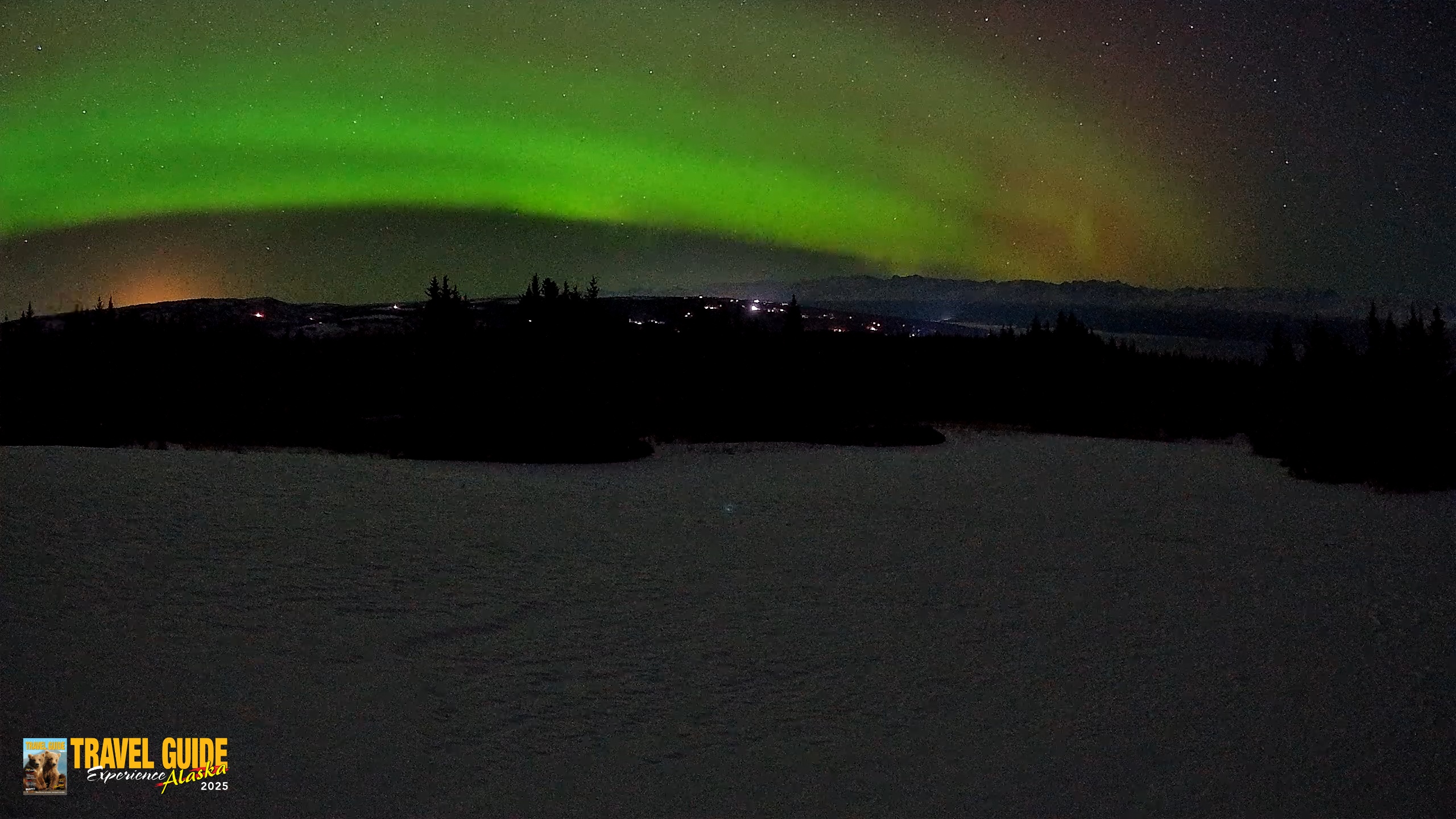 Snapshot of Homer Alaska Northern Lights Live Cam taken Mar 13, 2026, 12:55am AKDT
