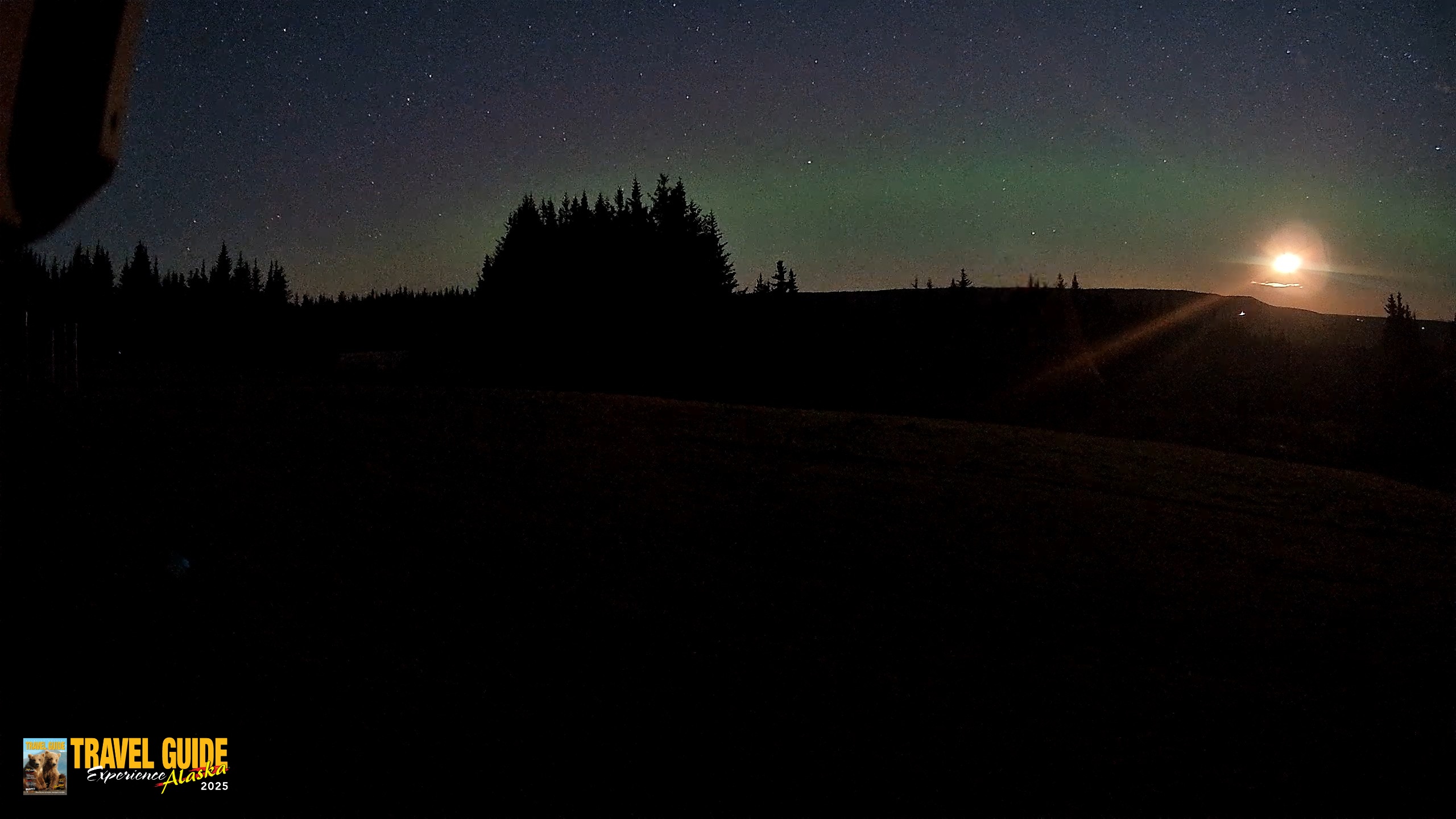 Snapshot of Homer Alaska Northern Lights Live Cam taken Oct 2, 2026, 10:38pm AKDT