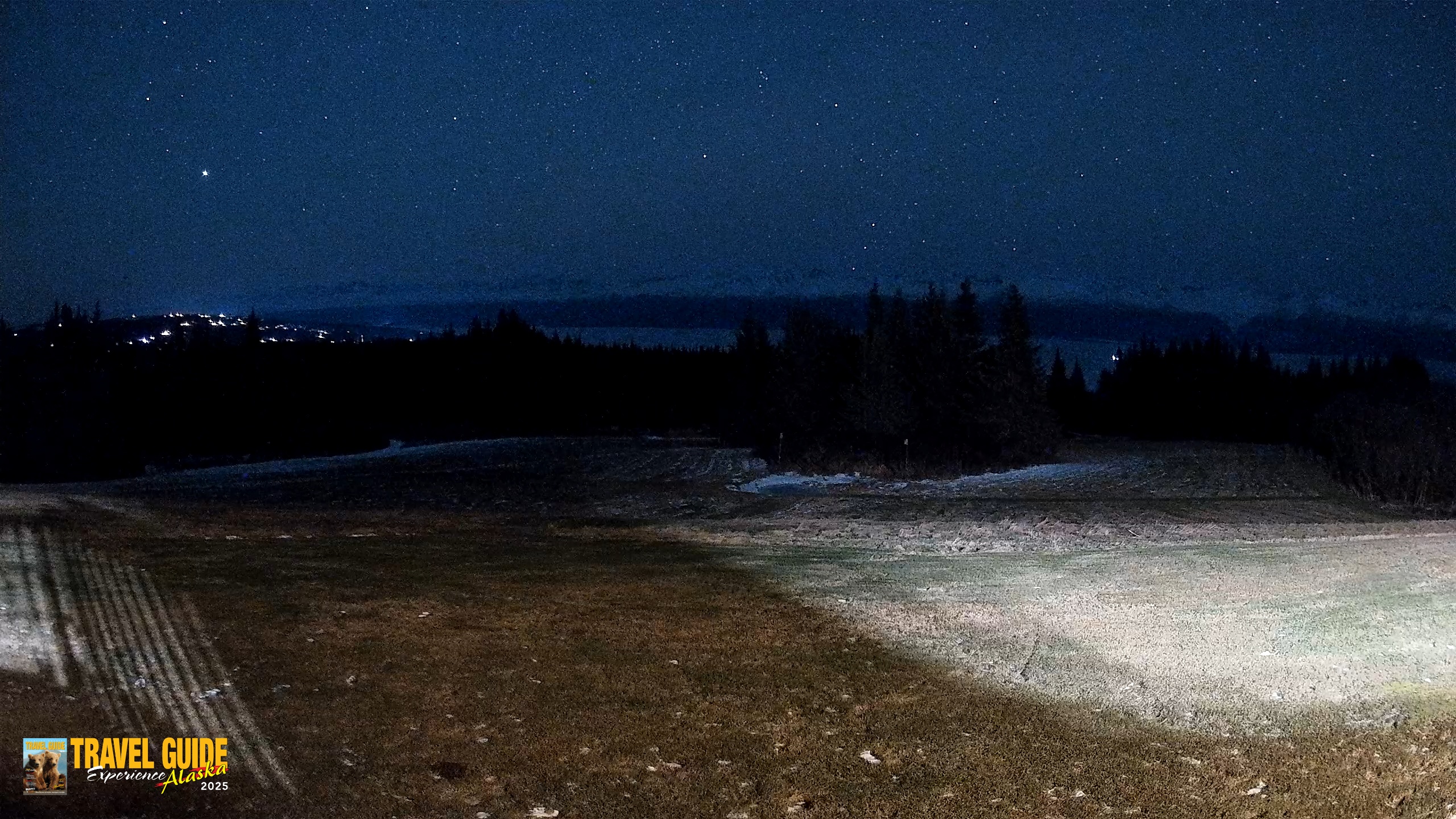 Snapshot of Homer Alaska Northern Lights Live Cam taken Dec 19, 2025, 7:27pm AKST