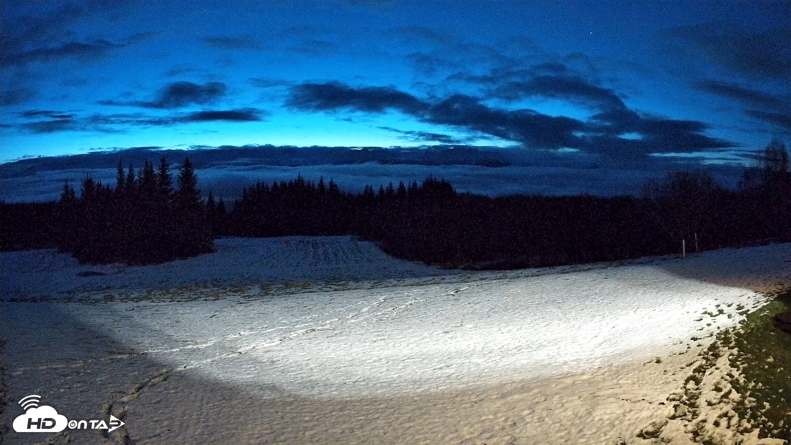 Snapshot of Homer Alaska Northern Lights Live Cam taken Nov 28, 2025, 7:46am AKST