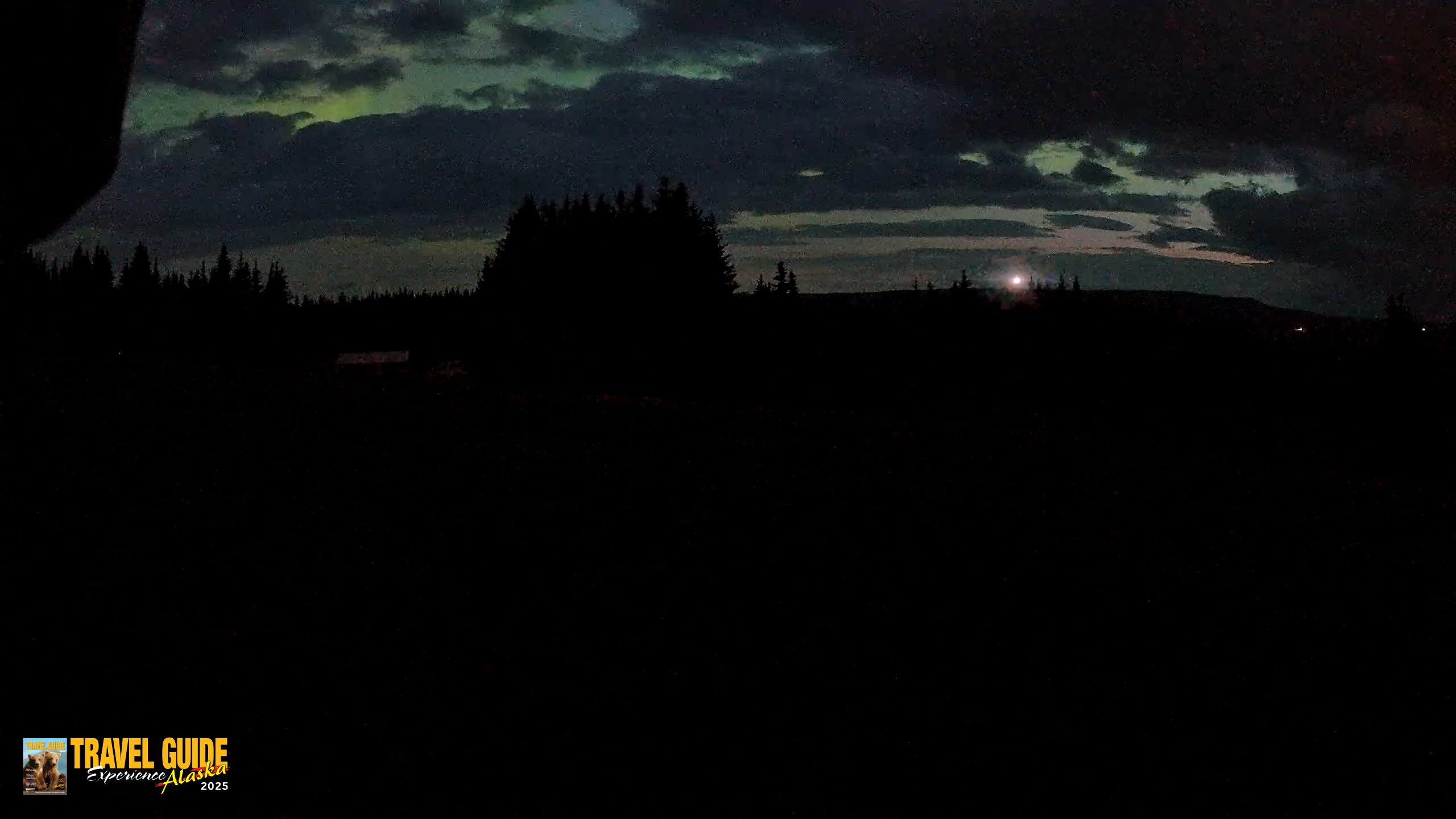Snapshot of Homer Alaska Northern Lights Live Cam taken Sep 8, 2026, 5:32am AKDT
