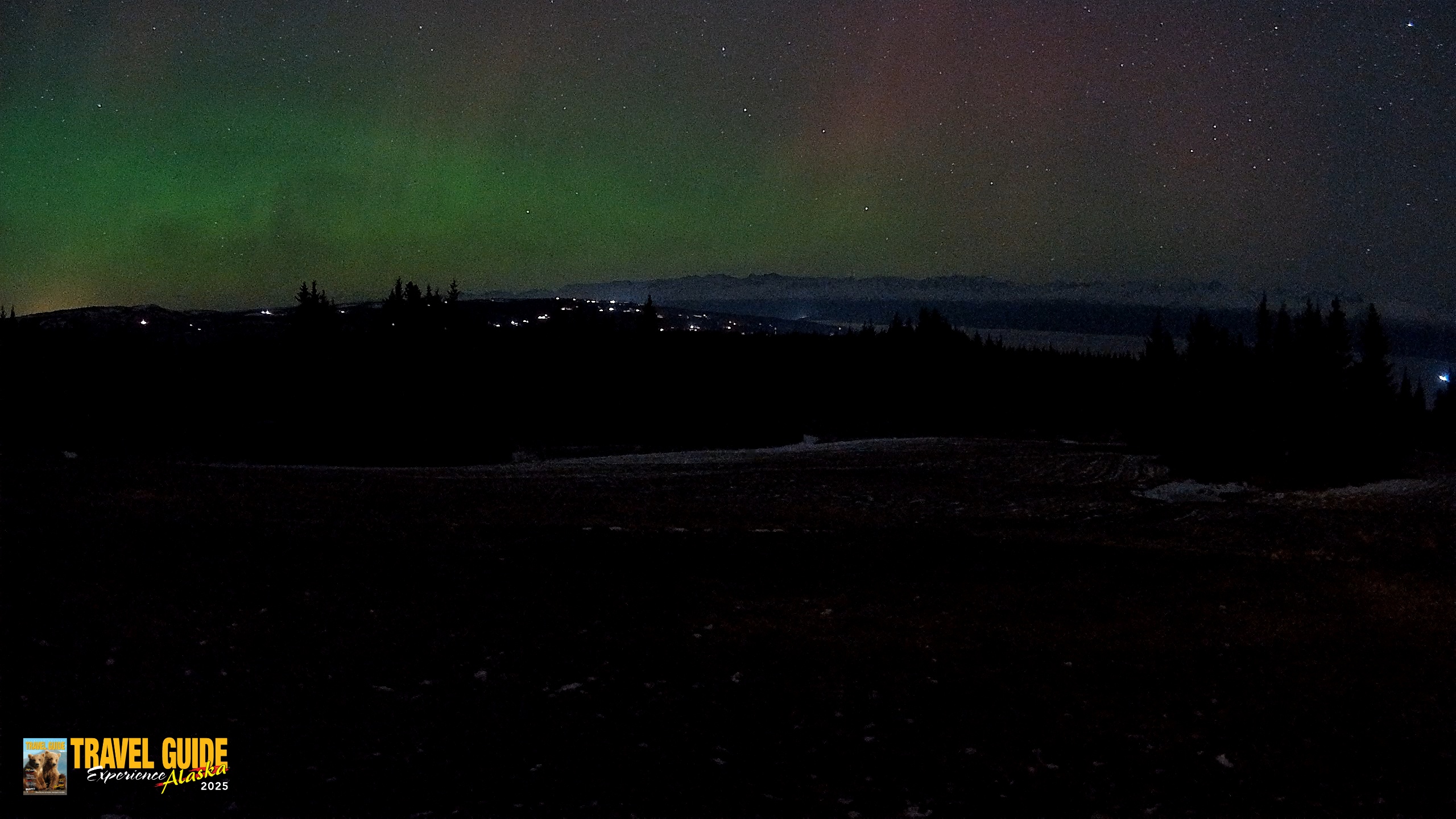 Snapshot of Homer Alaska Northern Lights Live Cam taken Dec 17, 2025, 10:48pm AKST