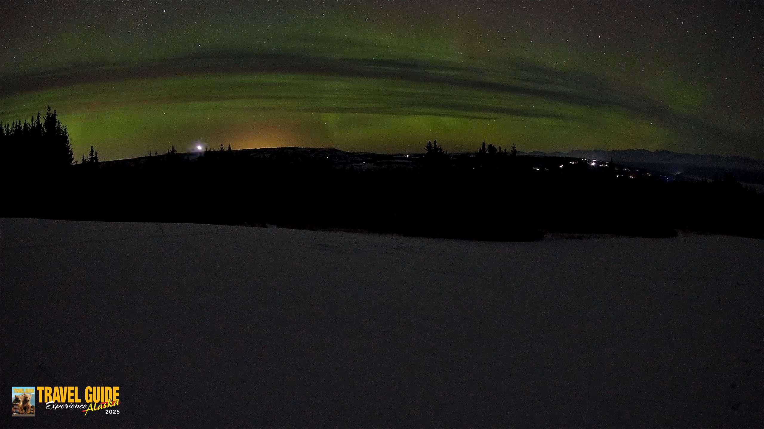 Snapshot of Homer Alaska Northern Lights Live Cam taken Jan 24, 2026, 3:00am AKST