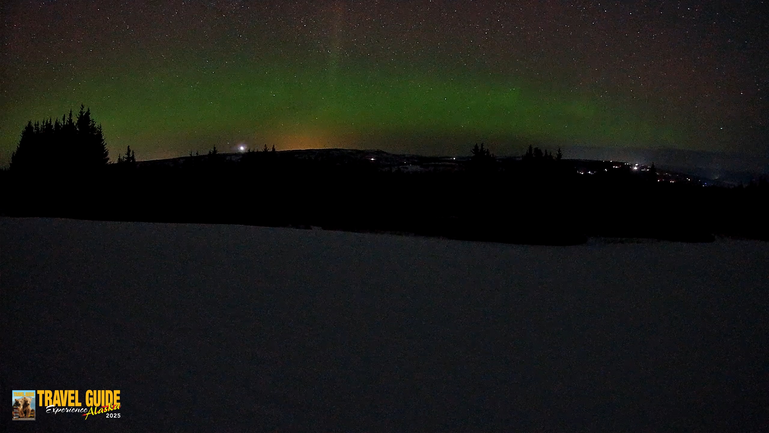 Snapshot of Homer Alaska Northern Lights Live Cam taken Feb 20, 2026, 1:49am AKST