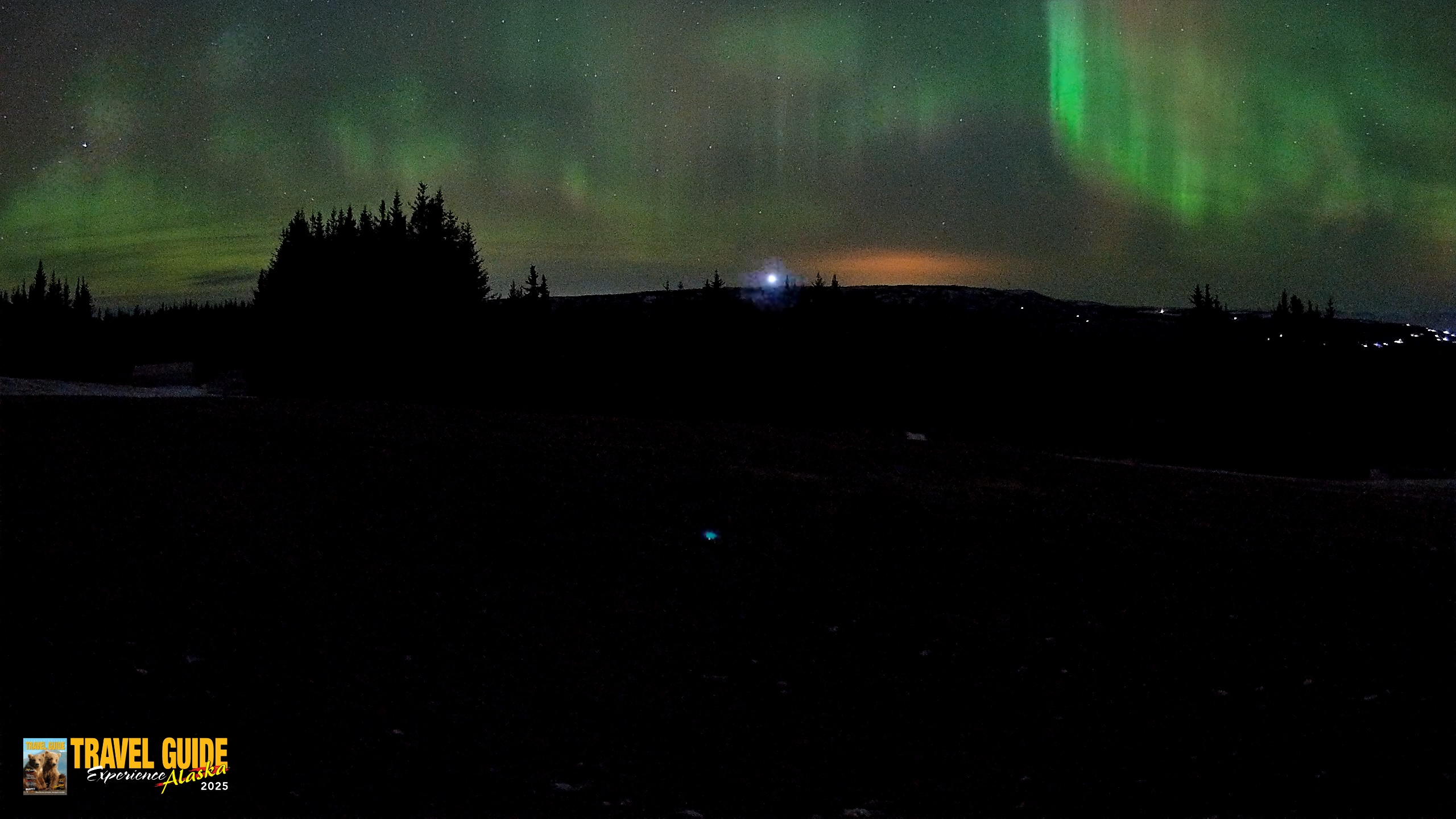 Snapshot of Homer Alaska Northern Lights Live Cam taken Dec 23, 2025, 11:48pm AKST
