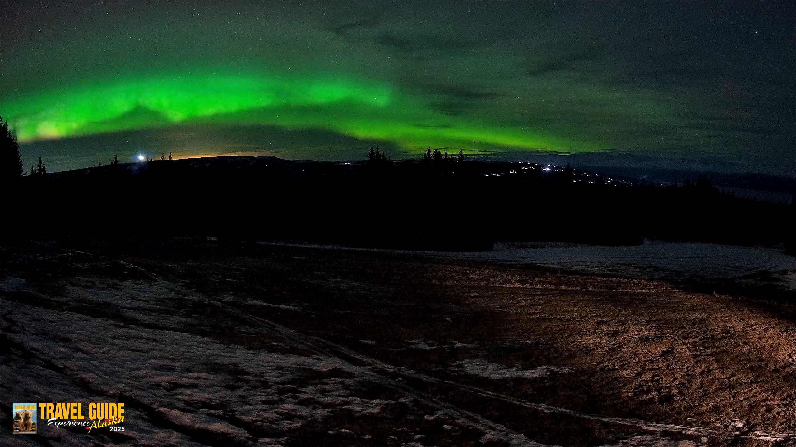 Snapshot of Homer Alaska Northern Lights Live Cam taken Feb 6, 2026, 10:09pm AKST