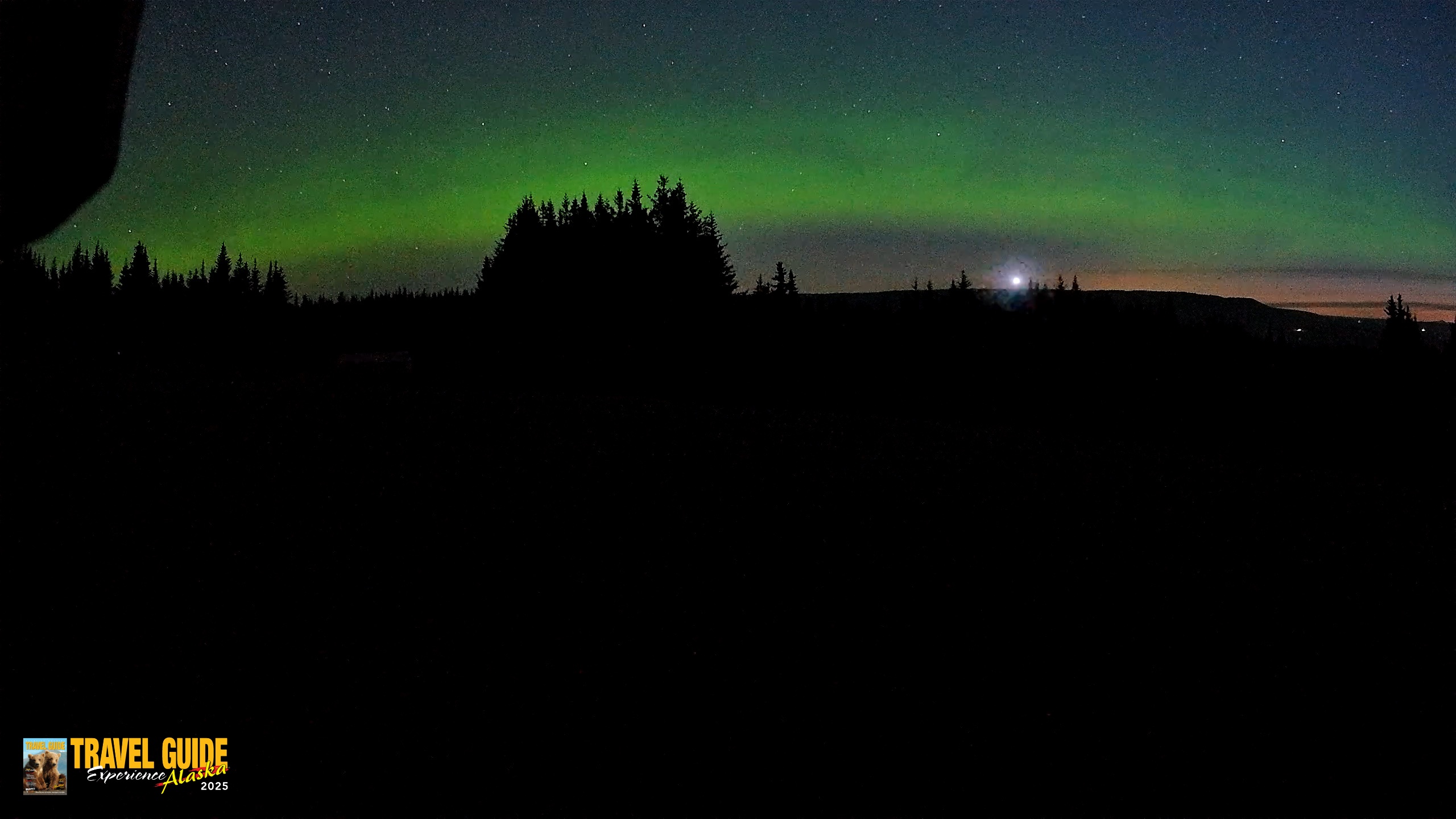 Snapshot of Homer Alaska Northern Lights Live Cam taken Sep 9, 2026, 5:14am AKDT