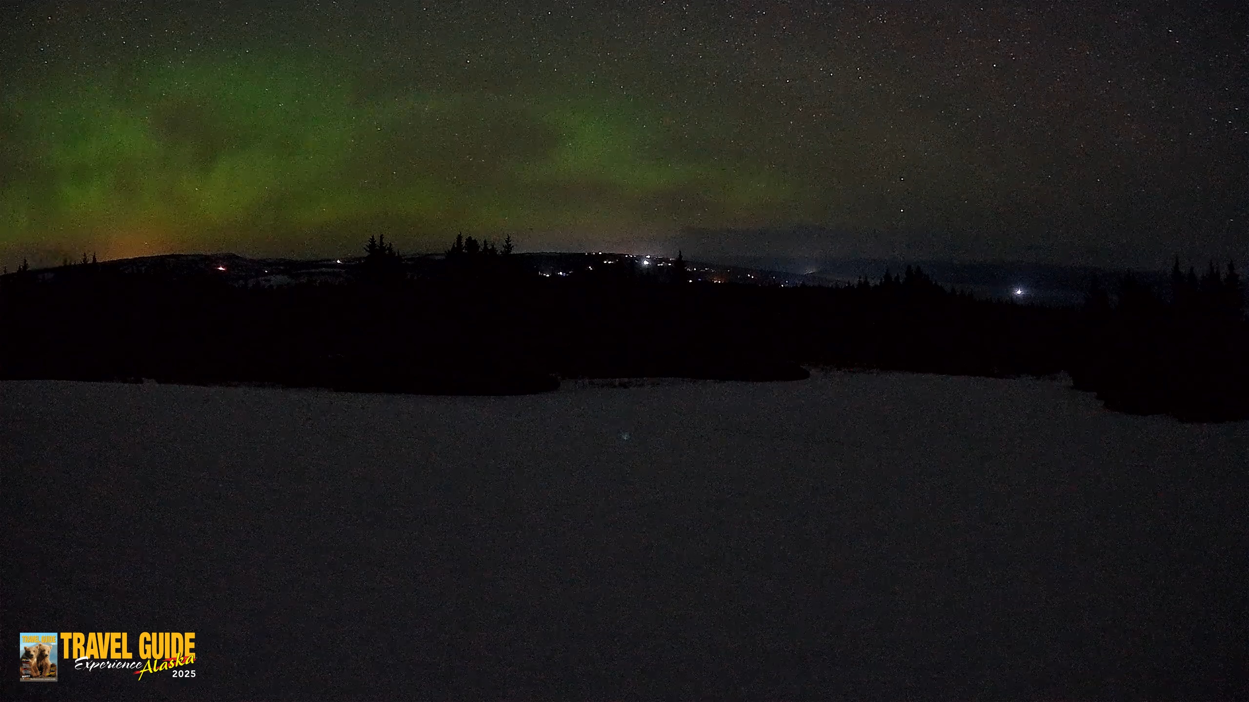 Snapshot of Homer Alaska Northern Lights Live Cam taken Feb 20, 2026, 4:19am AKST