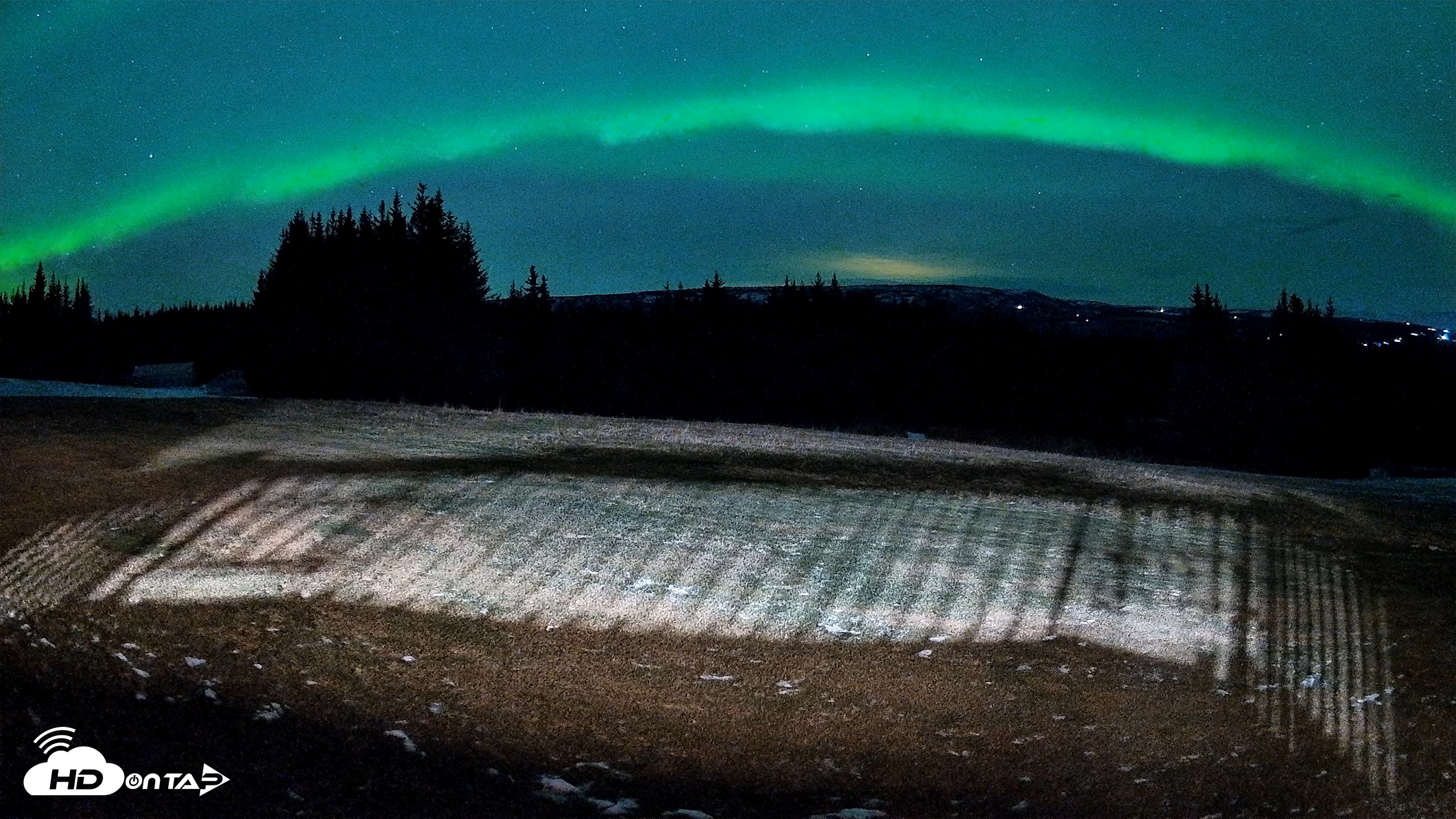 Snapshot of Homer Alaska Northern Lights Live Cam taken Dec 12, 2025, 3:04am AKST