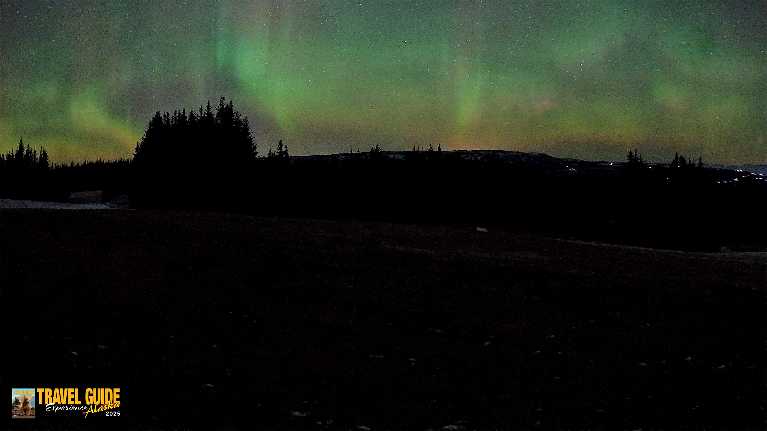 Snapshot of Homer Alaska Northern Lights Live Cam taken Dec 22, 2025, 6:07am AKST