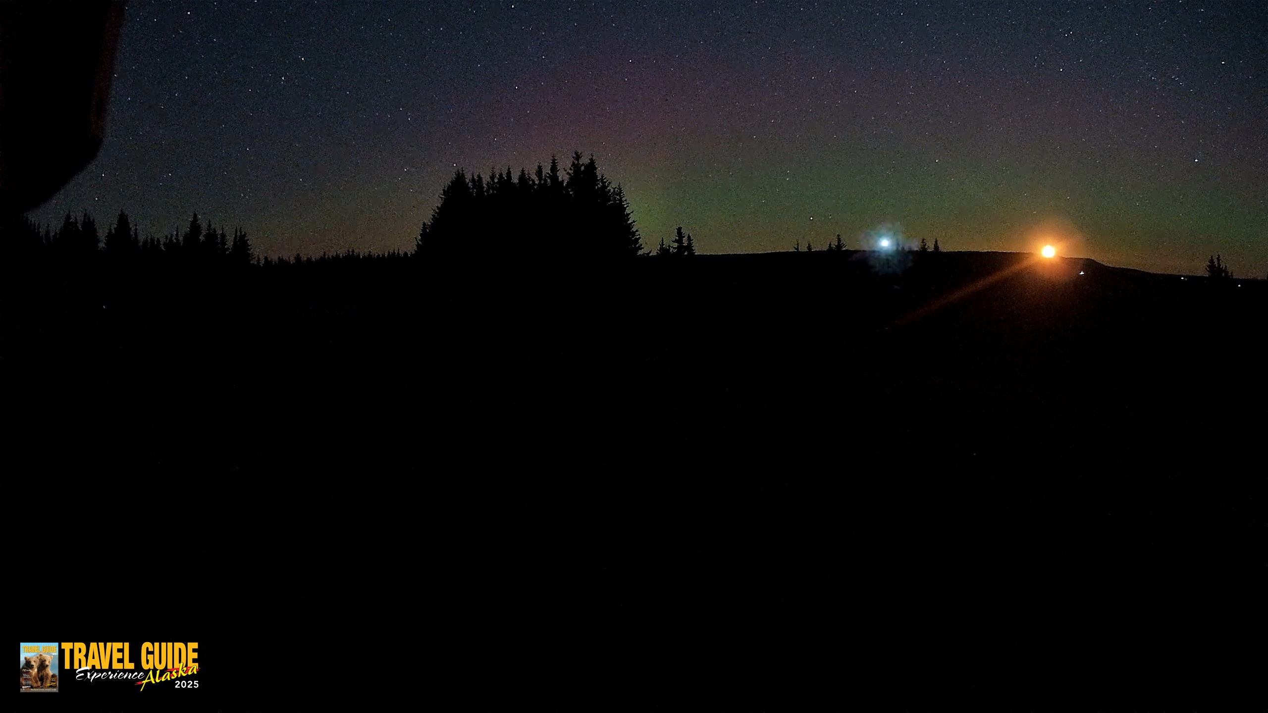 Snapshot of Homer Alaska Northern Lights Live Cam taken Oct 2, 2026, 10:11pm AKDT