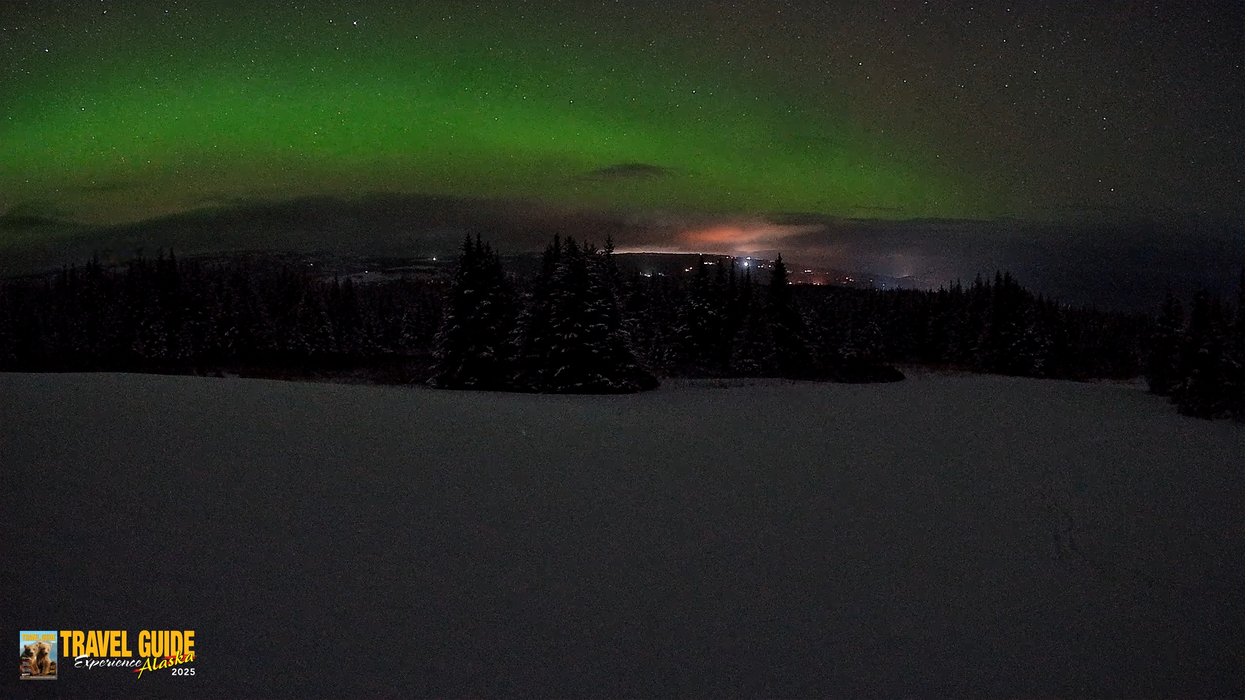 Snapshot of Homer Alaska Northern Lights Live Cam taken Feb 13, 2026, 1:17am AKST