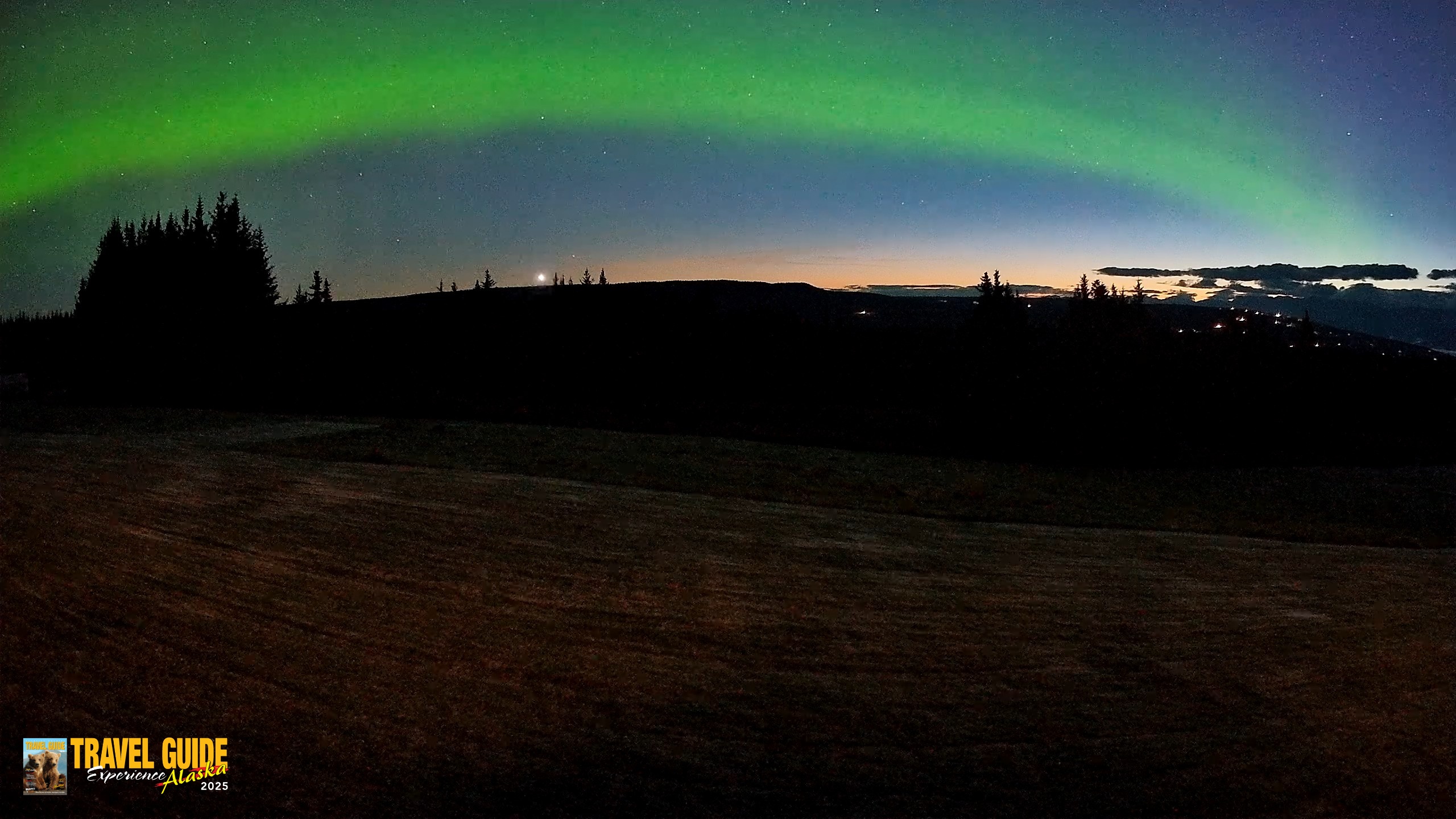 Snapshot of Homer Alaska Northern Lights Live Cam taken Sep 24, 2026, 3:06pm AKDT