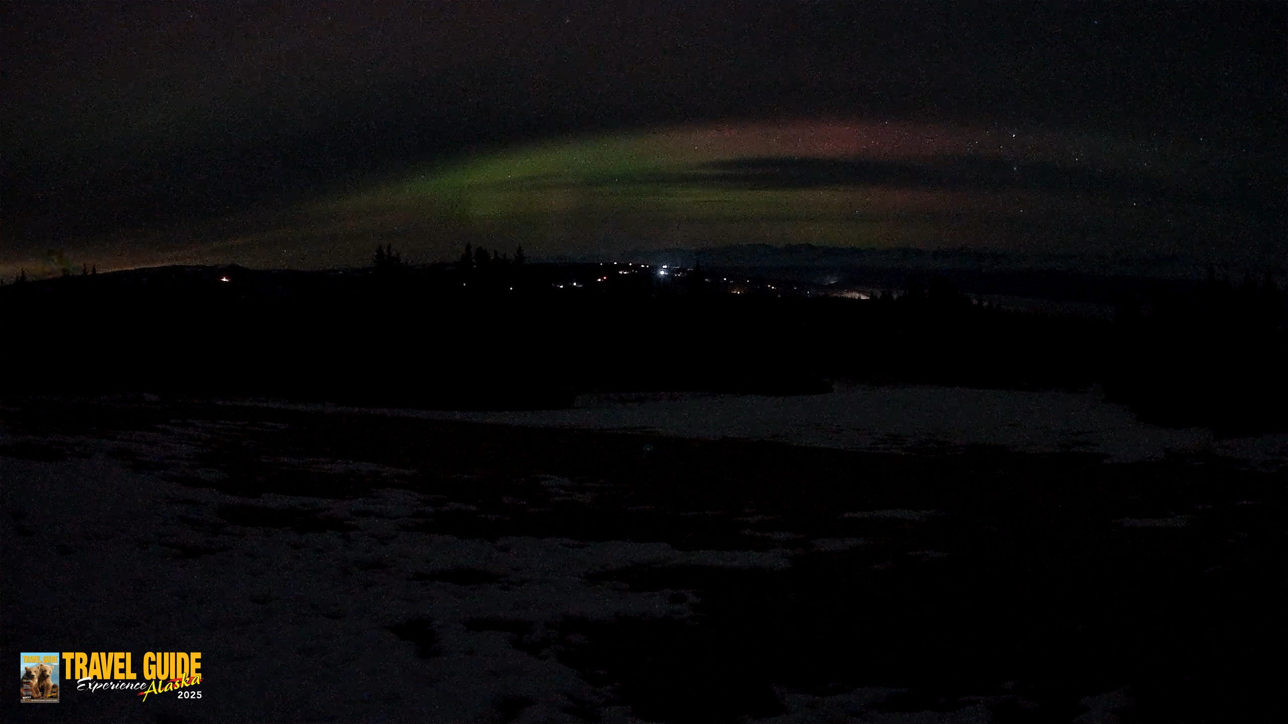 Snapshot of Homer Alaska Northern Lights Live Cam taken Apr 10, 2026, 2:34am AKDT