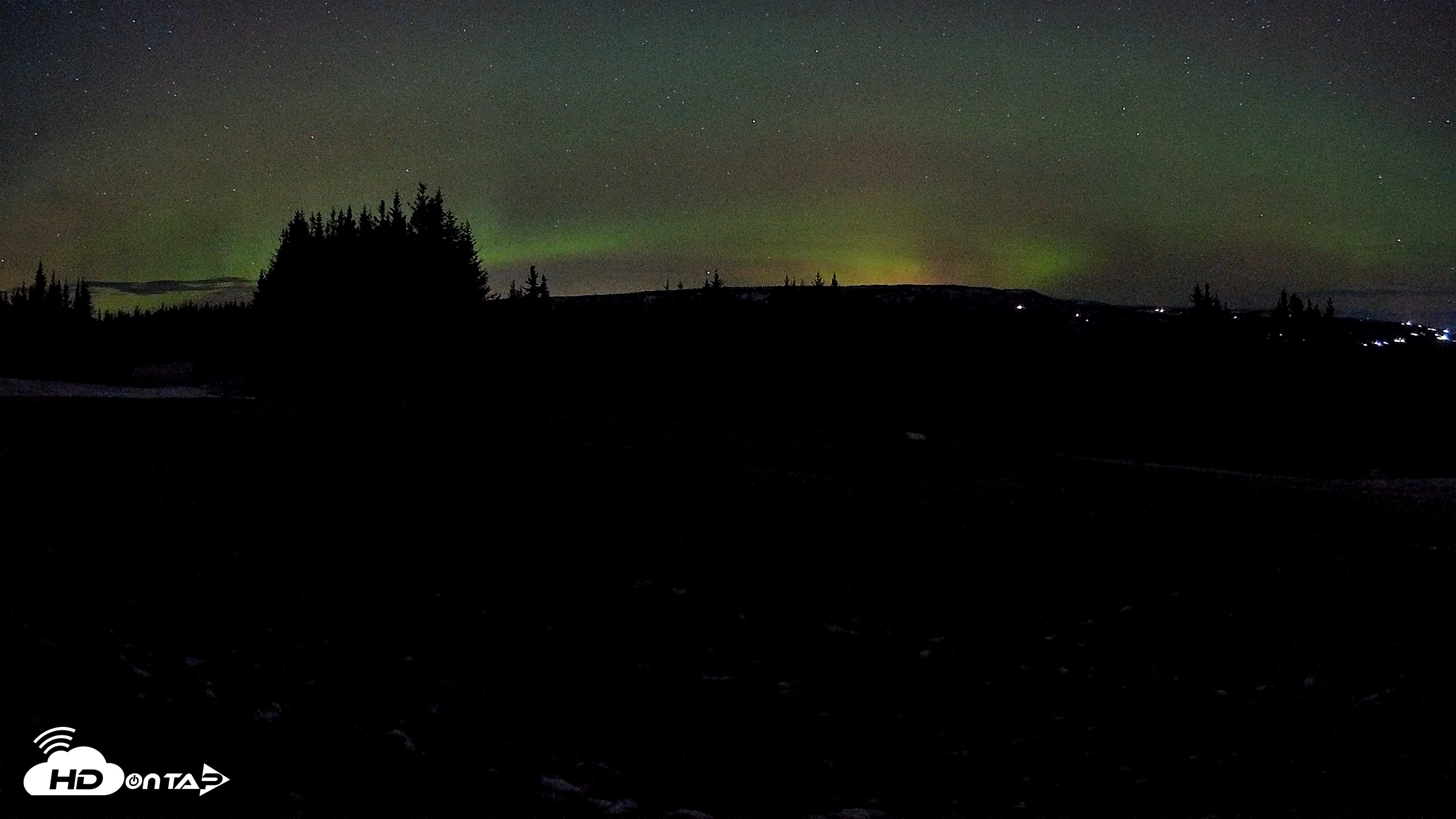Snapshot of Homer Alaska Northern Lights Live Cam taken Dec 11, 2025, 10:19pm AKST