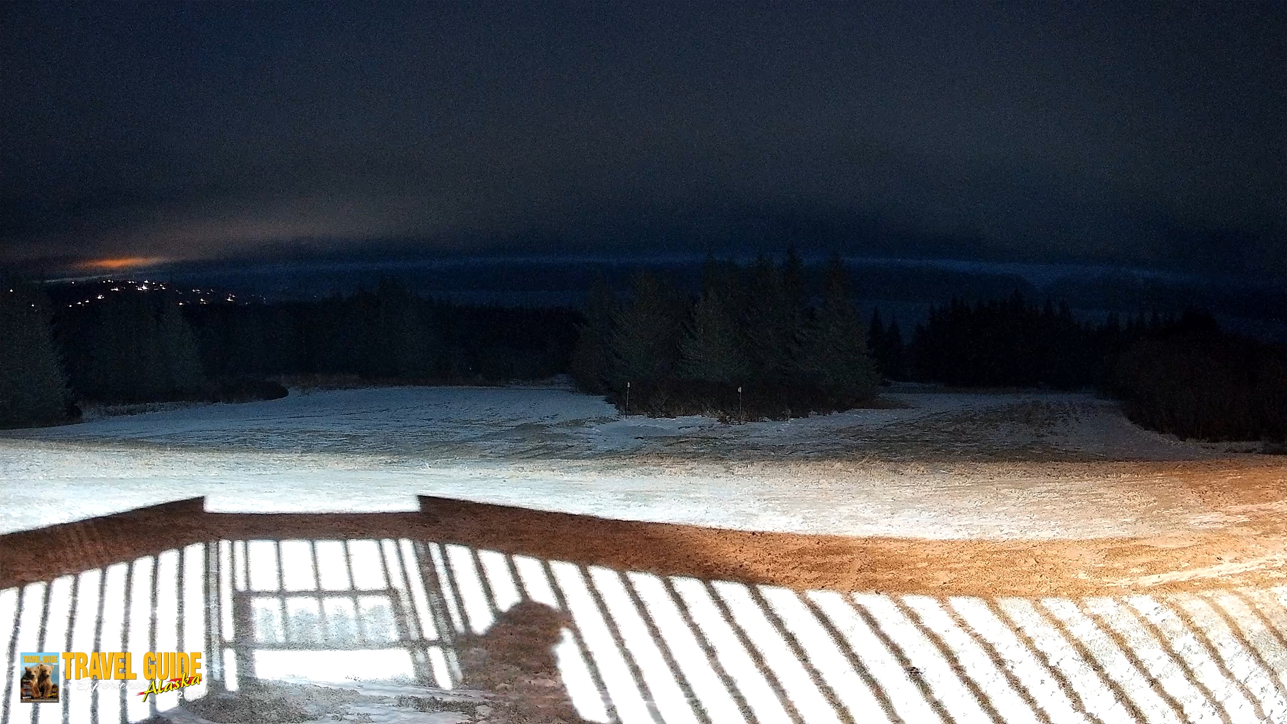 Snapshot of Homer Alaska Northern Lights Live Cam taken Feb 9, 2026, 7:26pm AKST