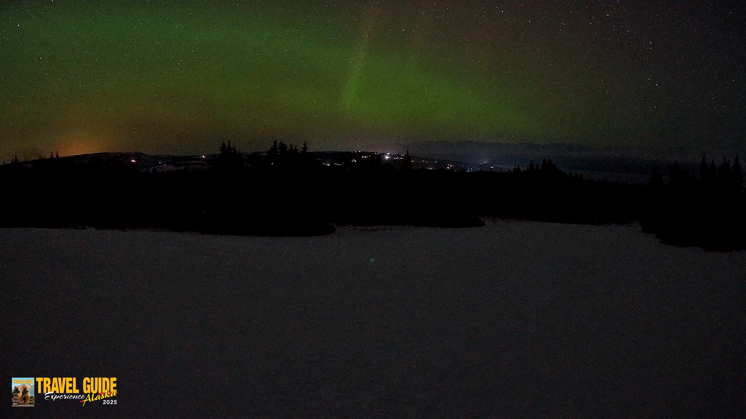 Snapshot of Homer Alaska Northern Lights Live Cam taken Mar 10, 2026, 1:04am AKDT