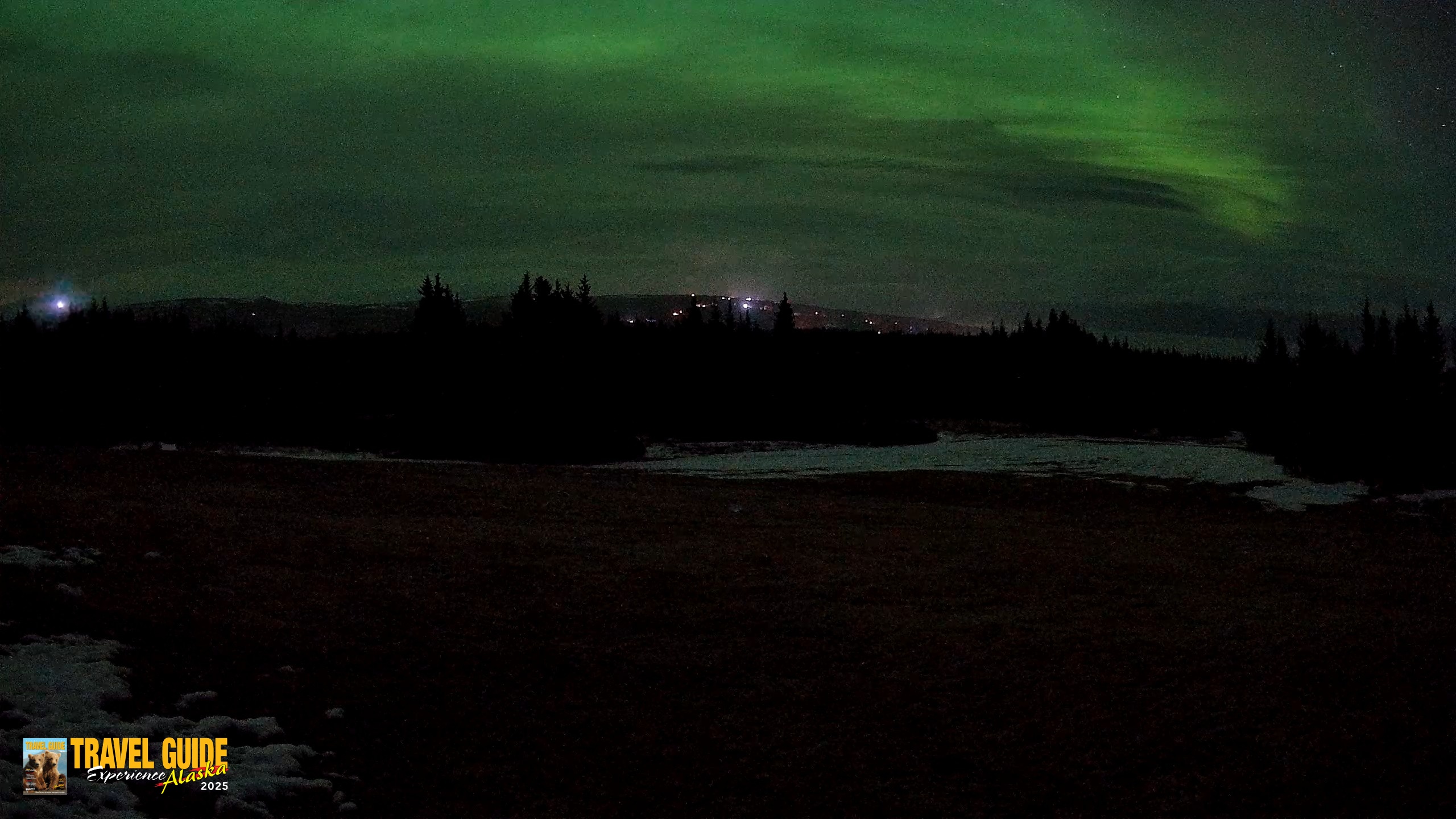 Snapshot of Homer Alaska Northern Lights Live Cam taken Apr 20, 2026, 1:23am AKDT