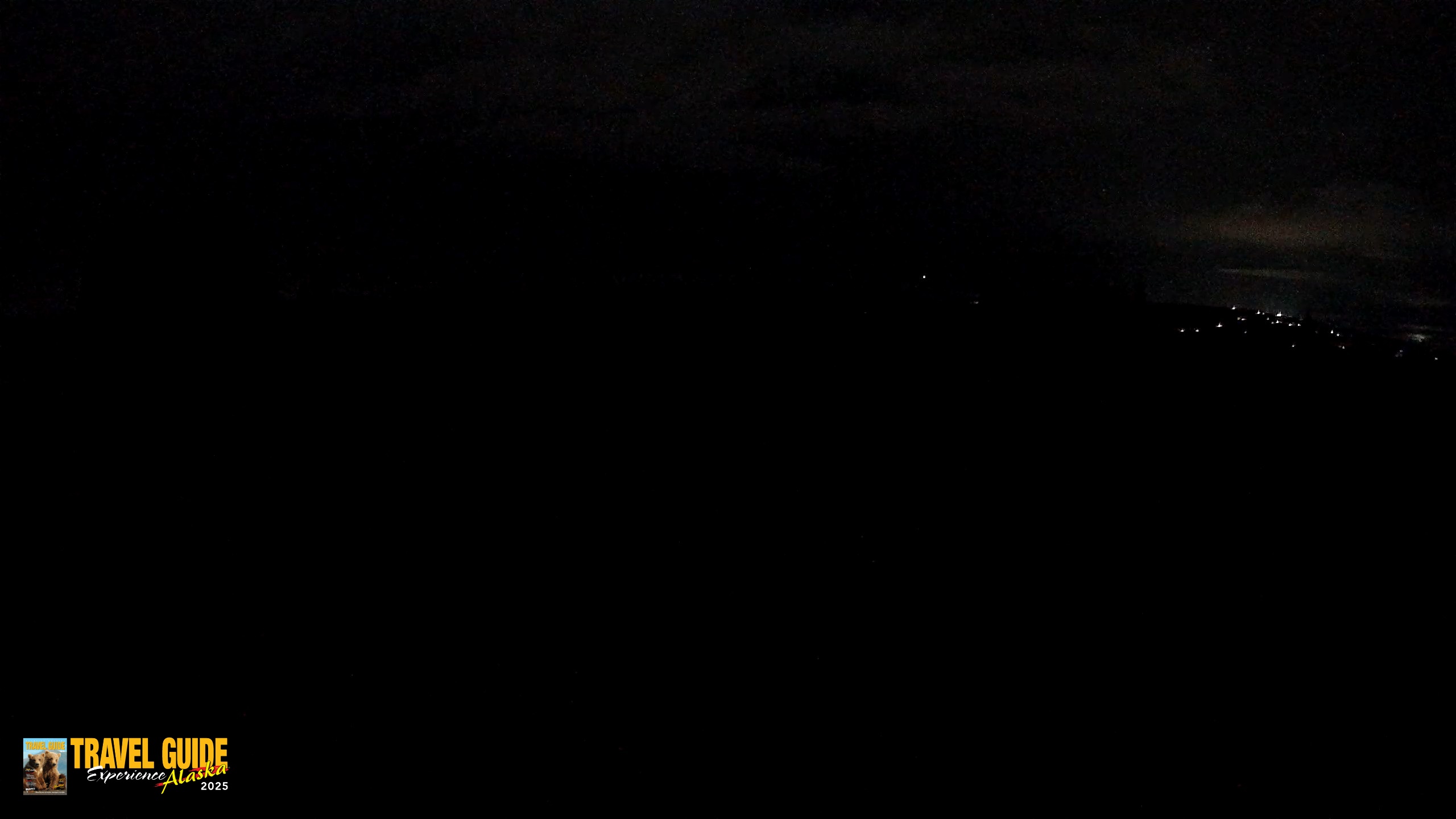 Snapshot of Homer Alaska Northern Lights Live Cam taken Aug 23, 2026, 1:25am AKDT
